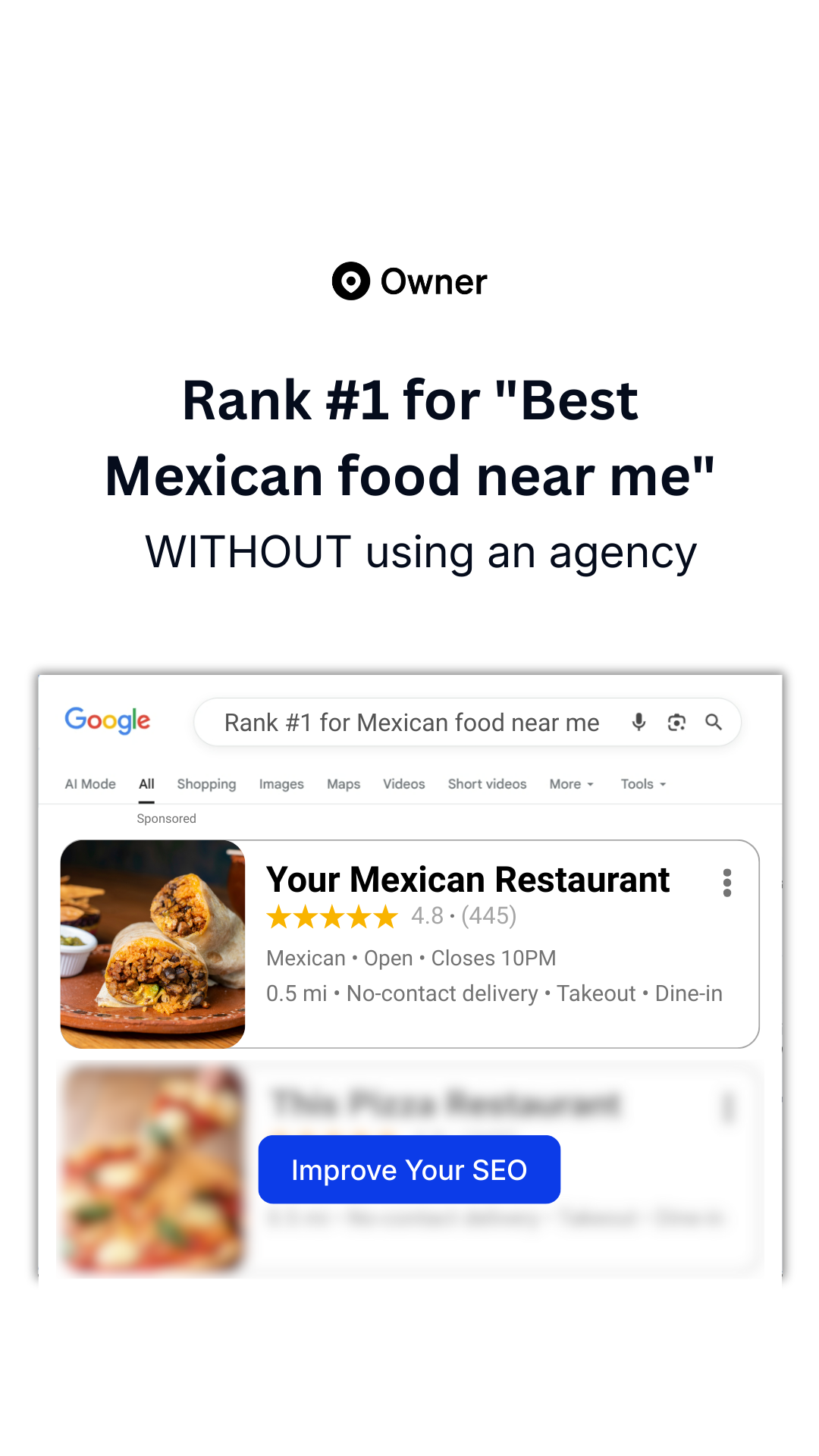 Owner.com Facebook ad