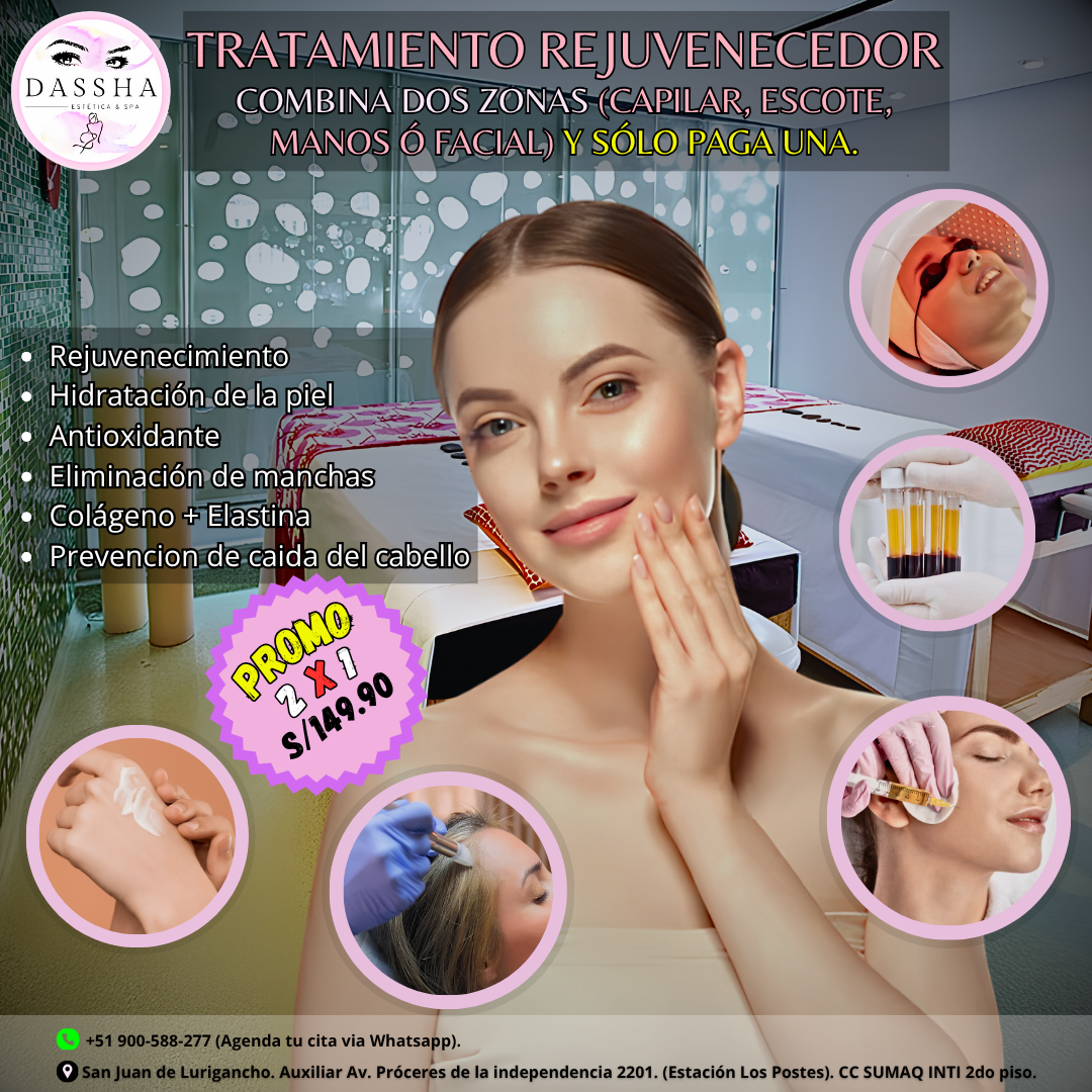 Dassha Centro De Estetica & Spa. Facebook ad: Chatea con nosotros