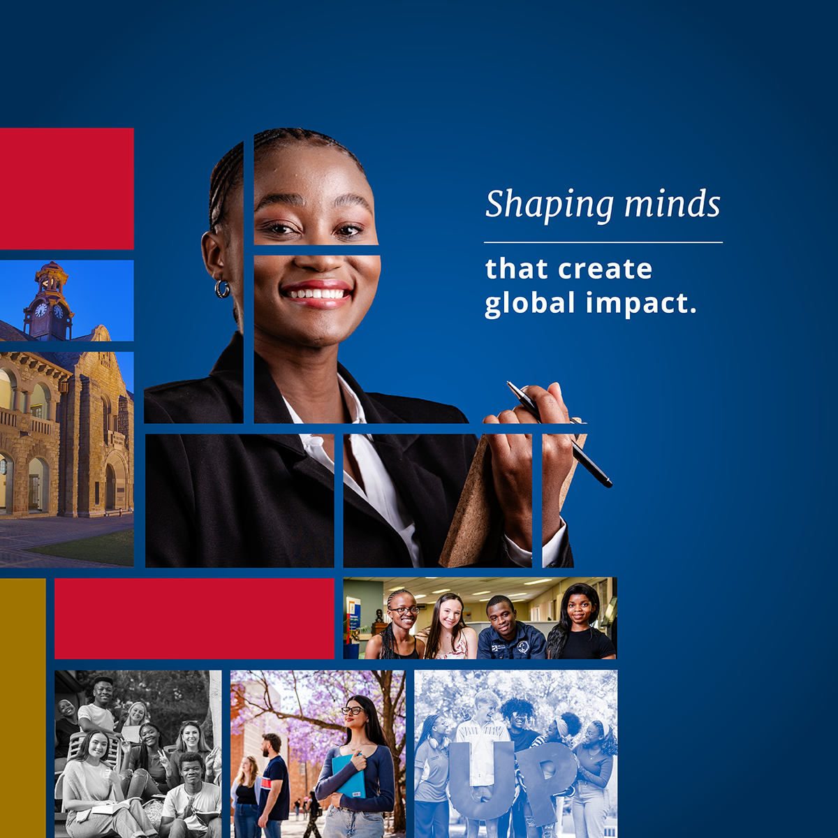 University of Pretoria Facebook ad: The University of Pretoria powers global progress by…