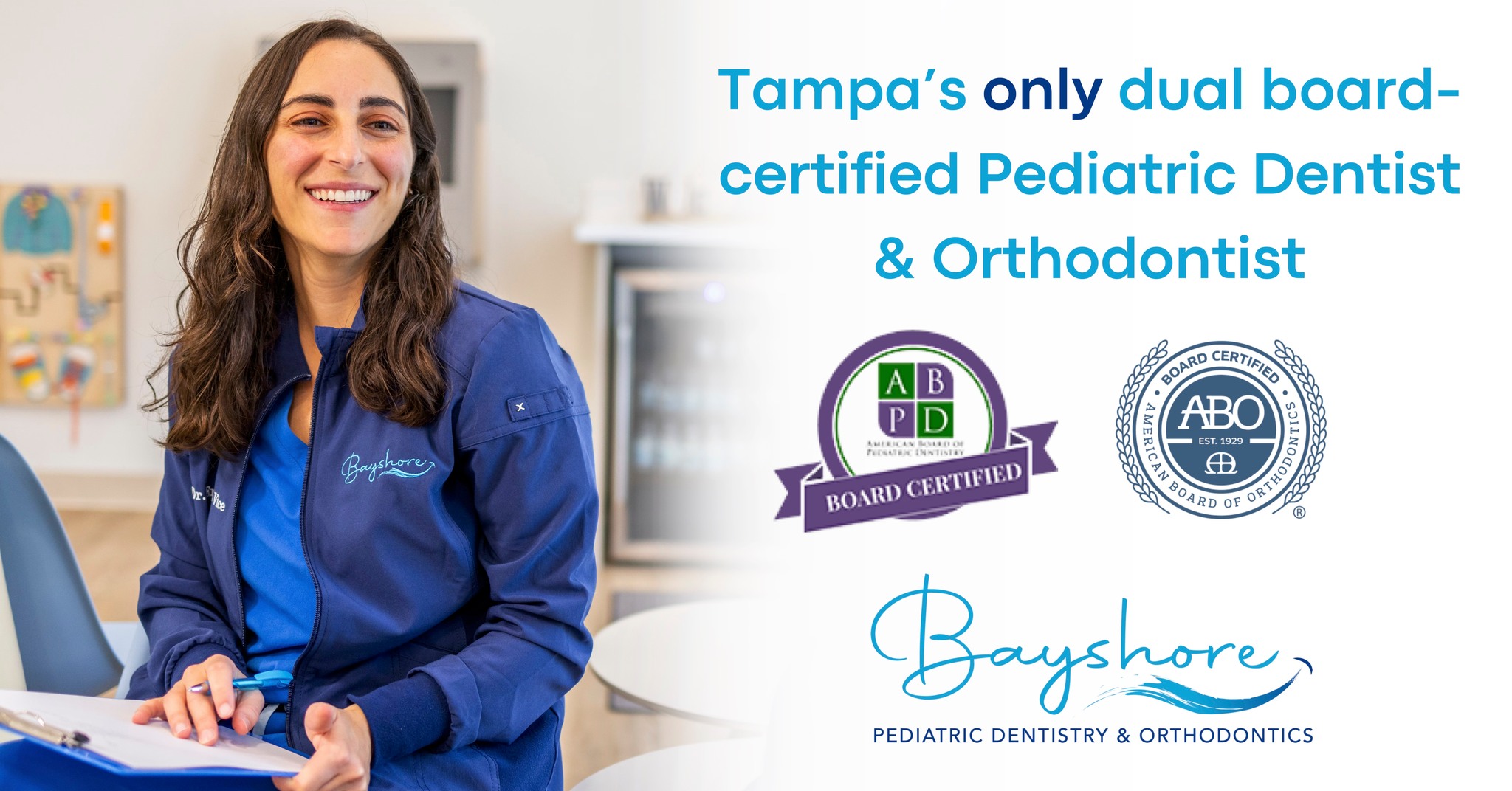 Bayshore Pediatric Dentistry and Orthodontics Facebook ad: Perfectly Timed Care