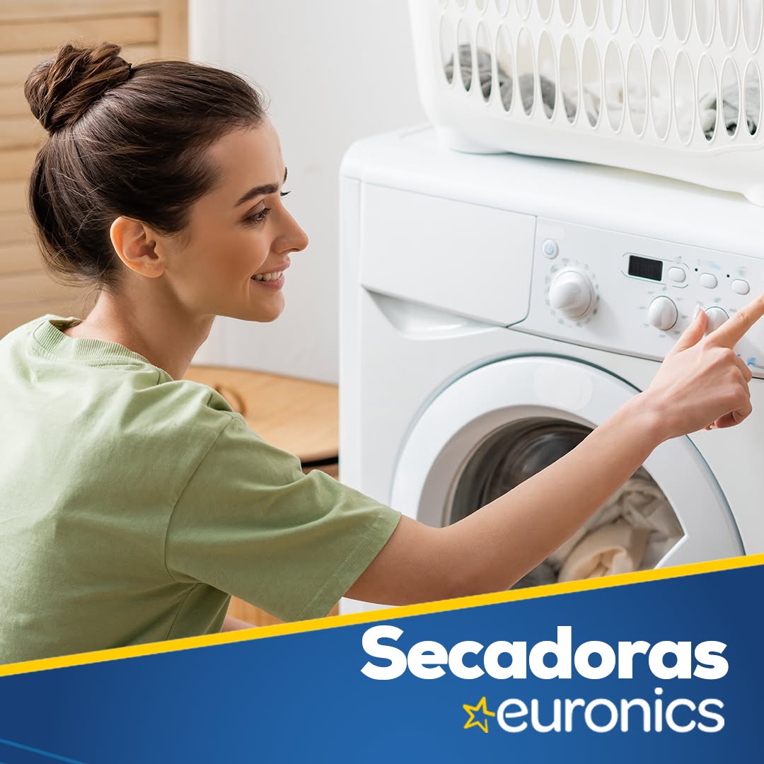 Euronics España Facebook ad: Seca tu ropa rápido y sin complicaciones