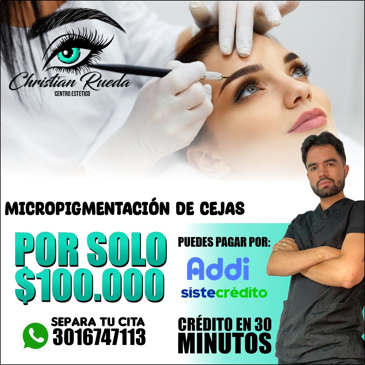 Christian Rueda Facebook ad: Mas información
