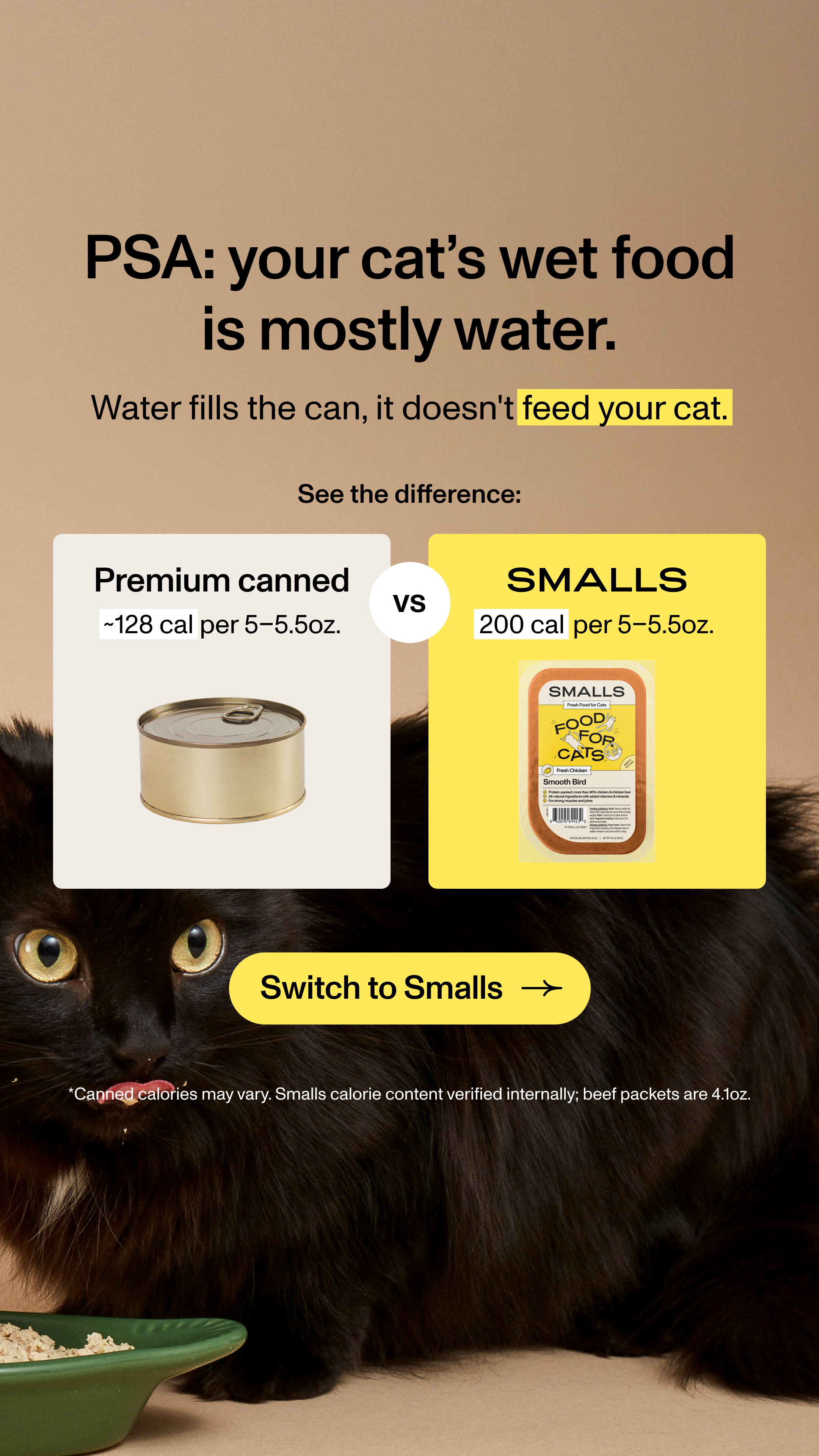 Smalls Facebook ad