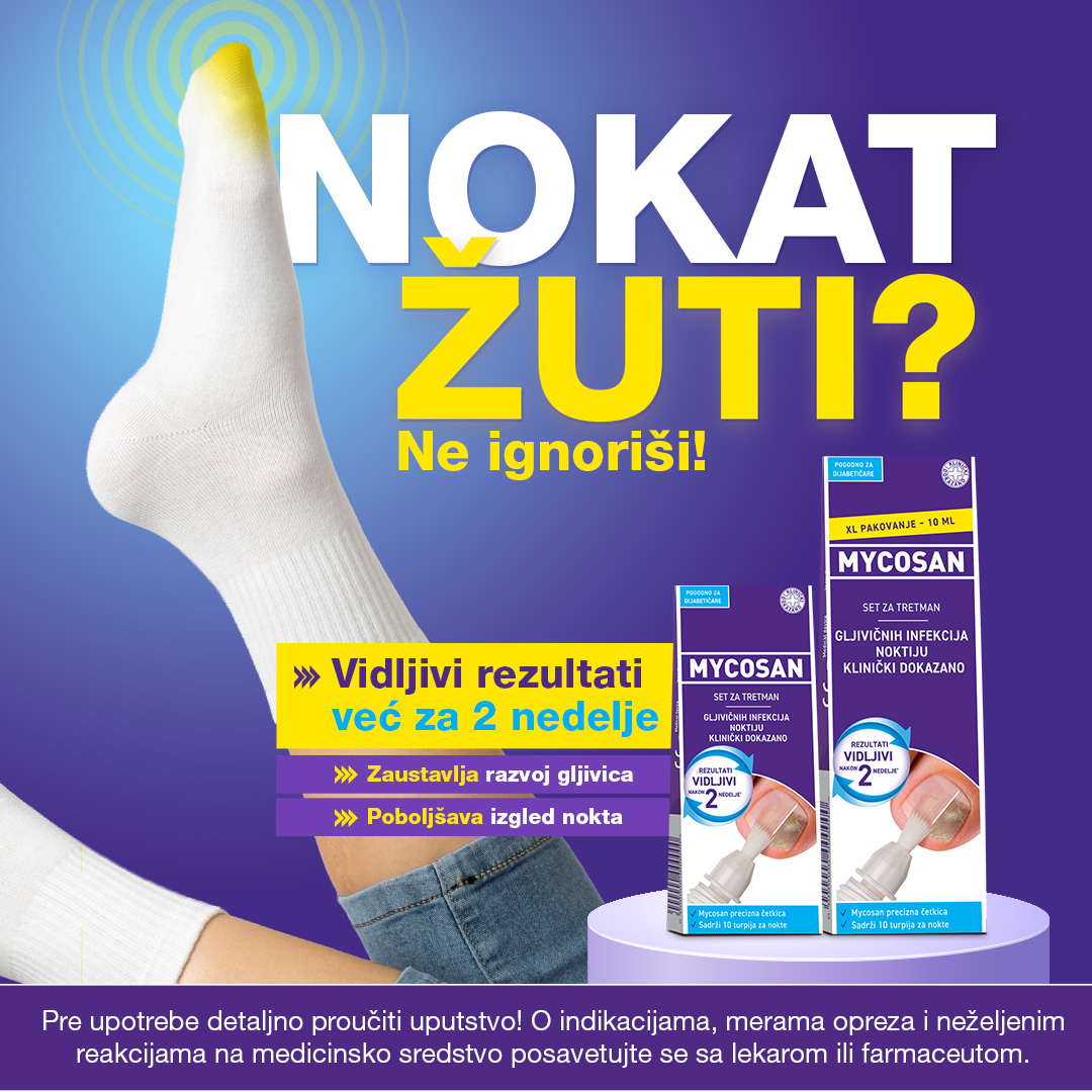 Biram Zdravlje Srbija i Crna Gora Facebook ad: Mycosan: nakon 2 nedelje vidljivi rezultati!
