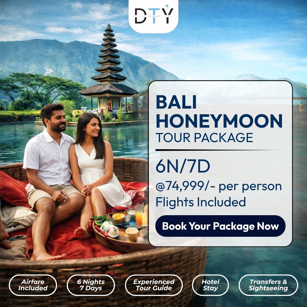 Dream Travel Yaari Facebook ad: Bali Honeymoon Tourr at just ₹74,999 with Flight