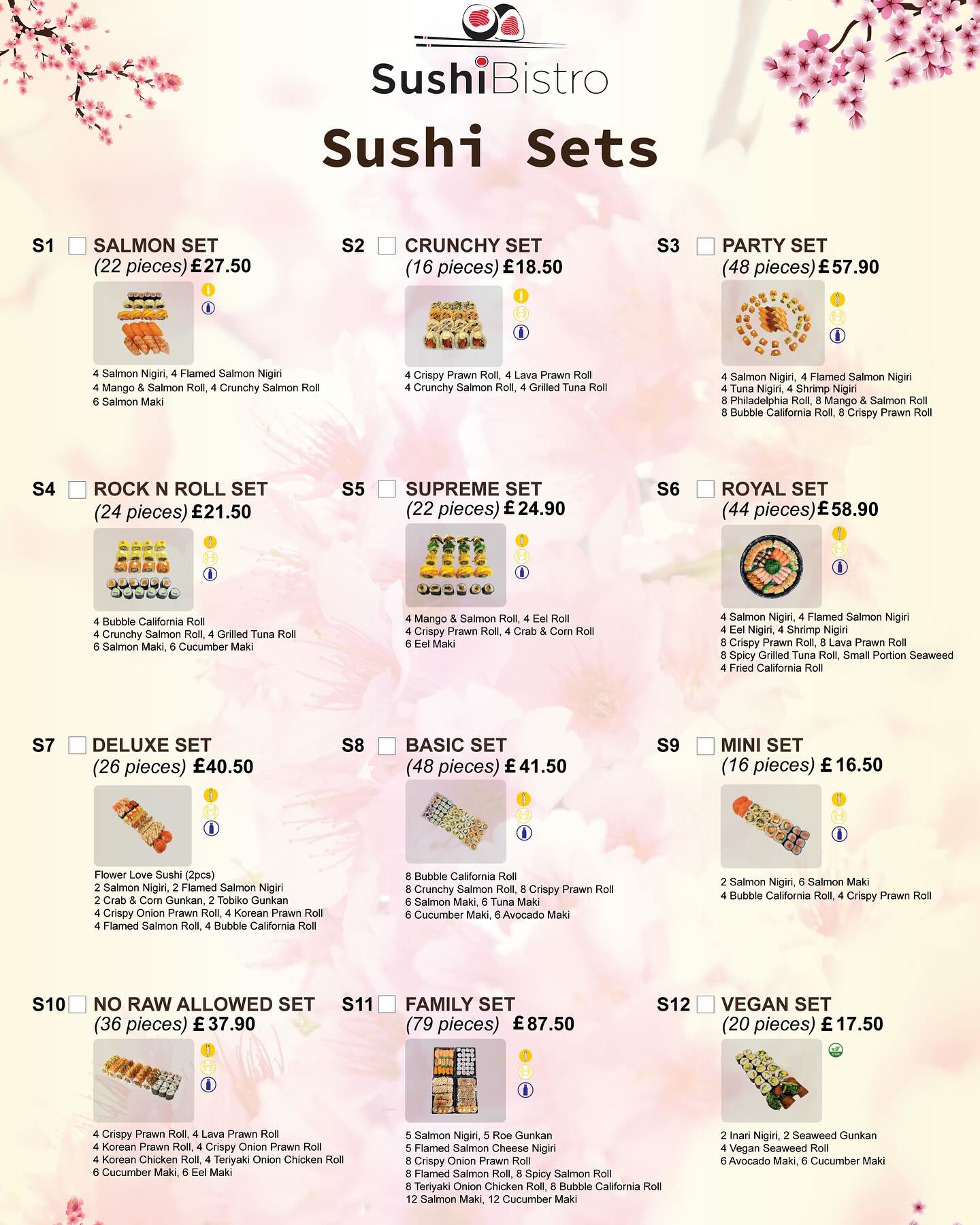 Sushi Bistro Facebook ad: NEW MENU ALERT