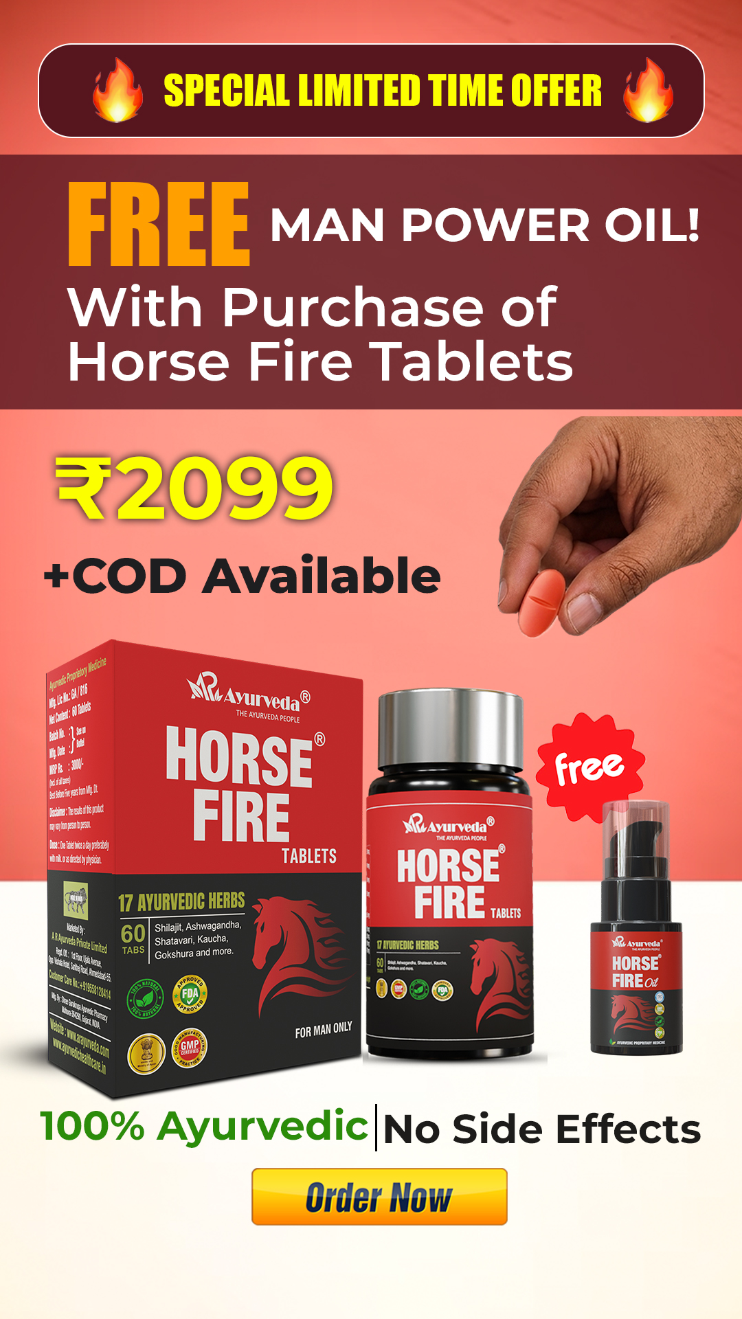 AR Ayurveda Shop Facebook ad