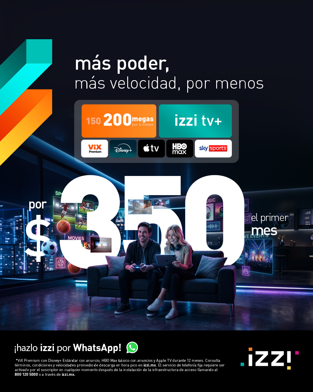 izzi telecom Facebook ad