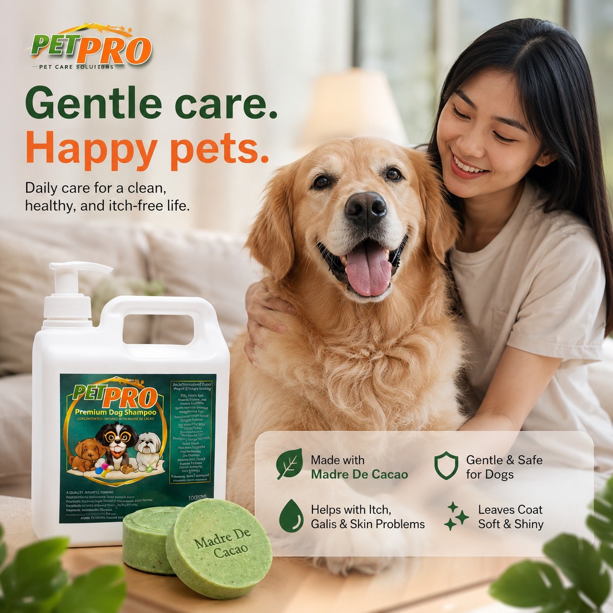 Petpro MDC products Facebook ad: Hindi lang paligo, alagang pang-FURBABY!