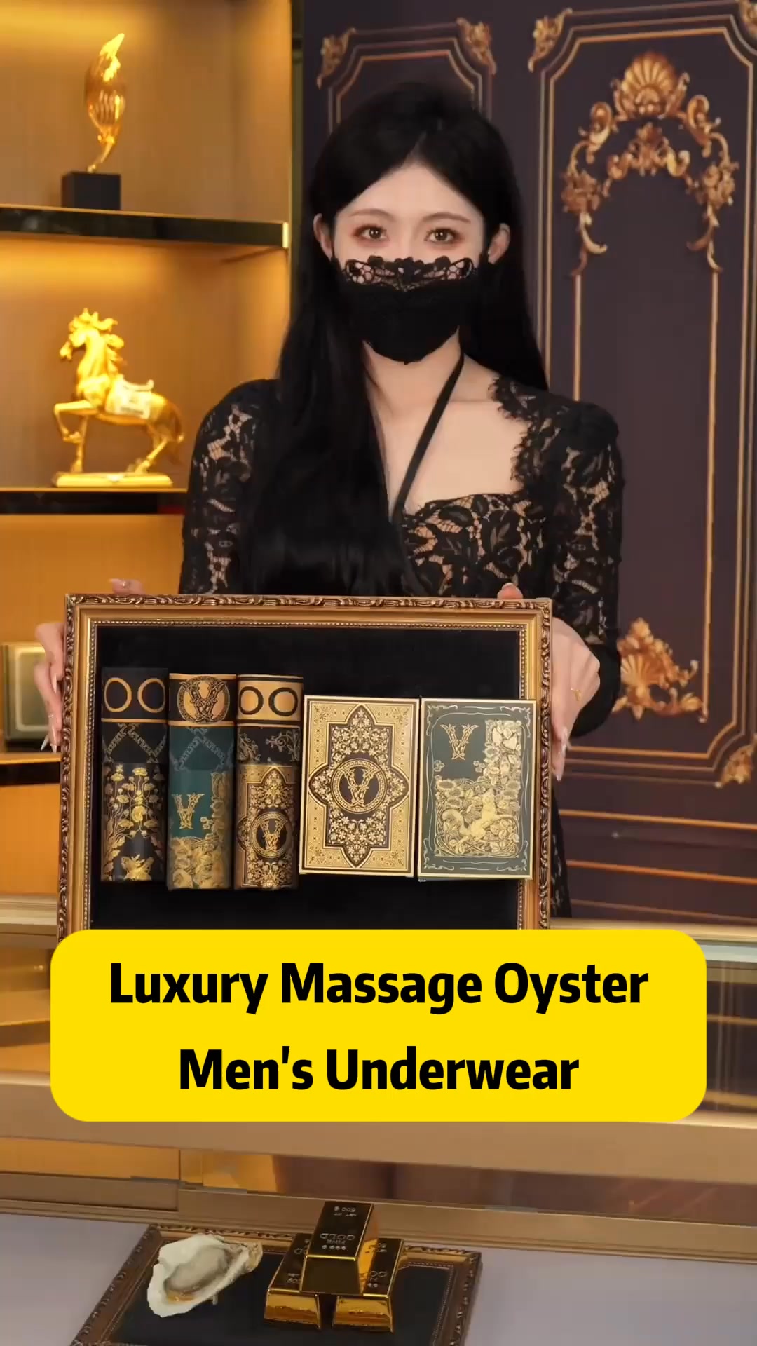 Fftrendy gccstore Facebook ad: 3-pcs Luxury Massage Oyster Men's Underwear