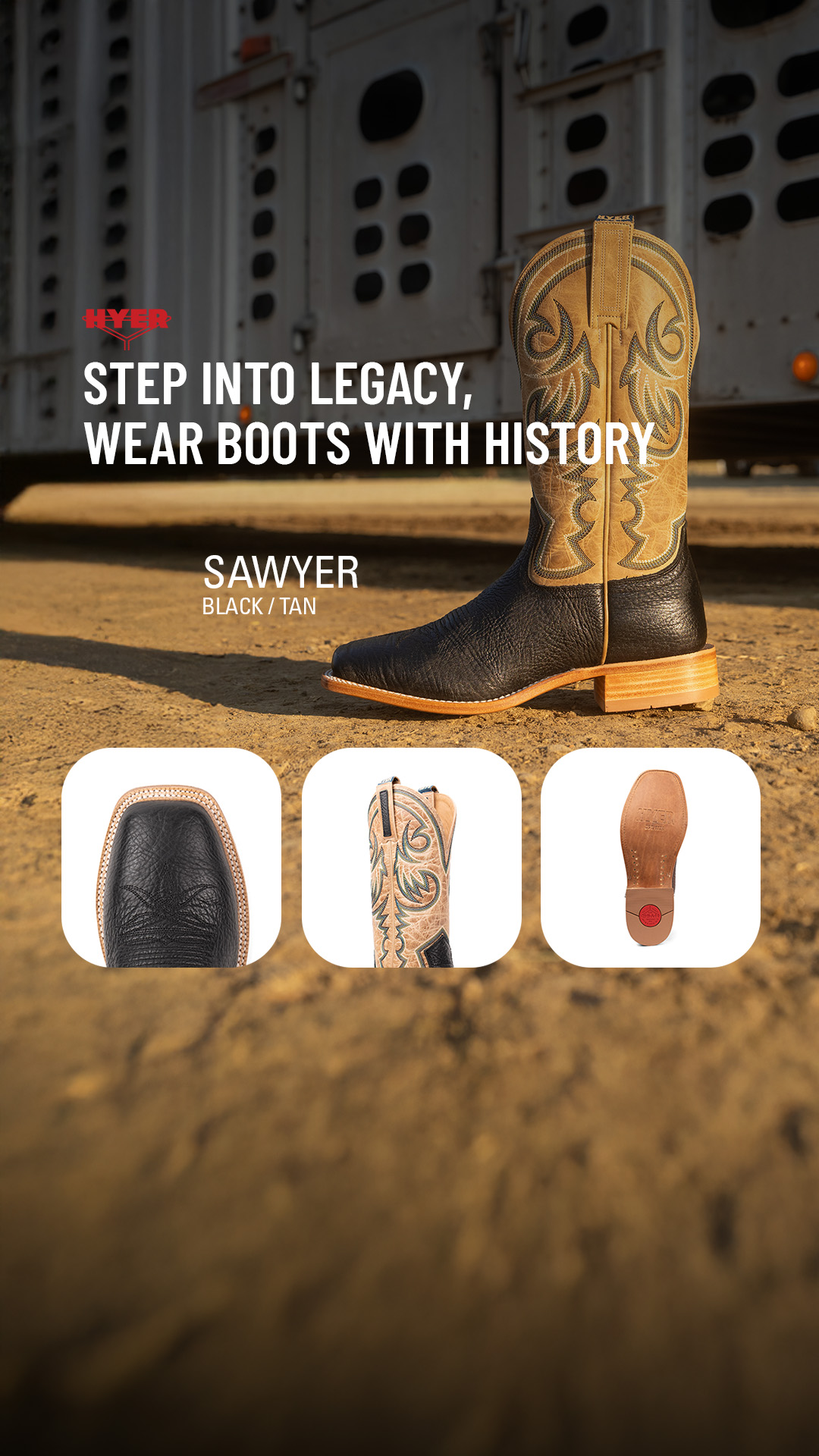 Hyer Boots Facebook ad