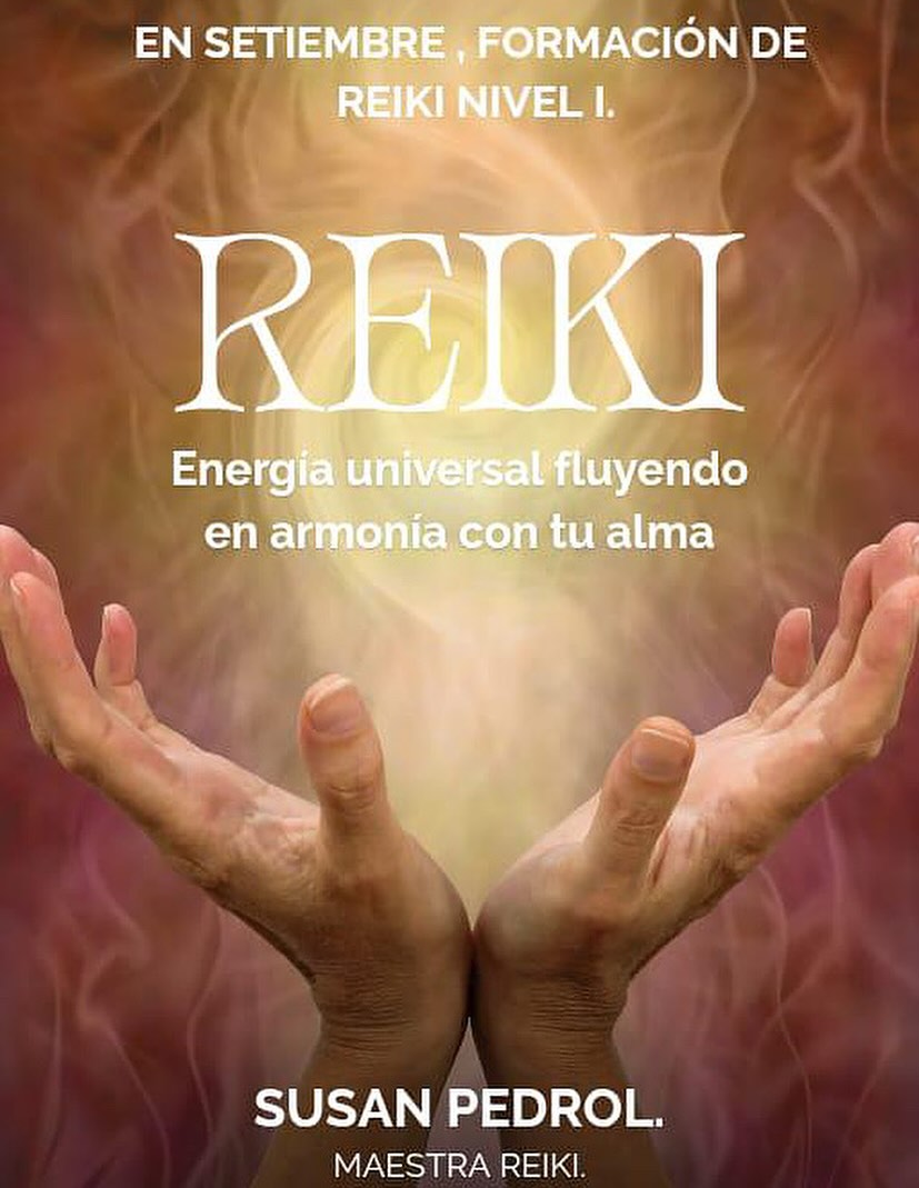 Azúl Tuespacio Facebook ad: Formación en Reiki Nivel I