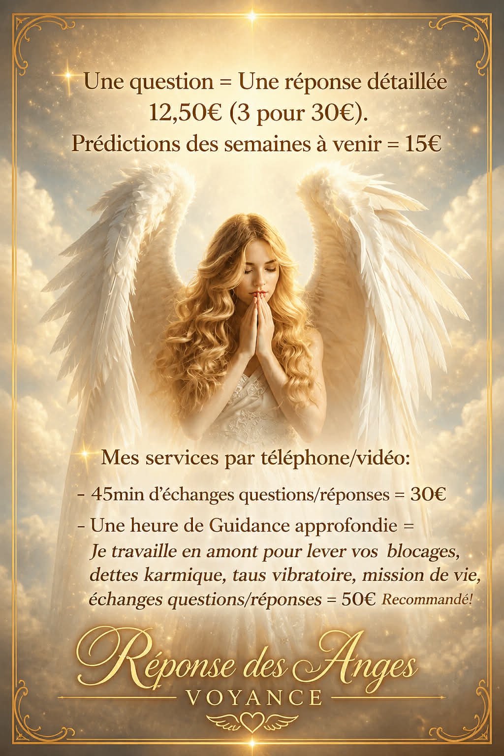 Réponse des Anges Voyance Facebook ad
