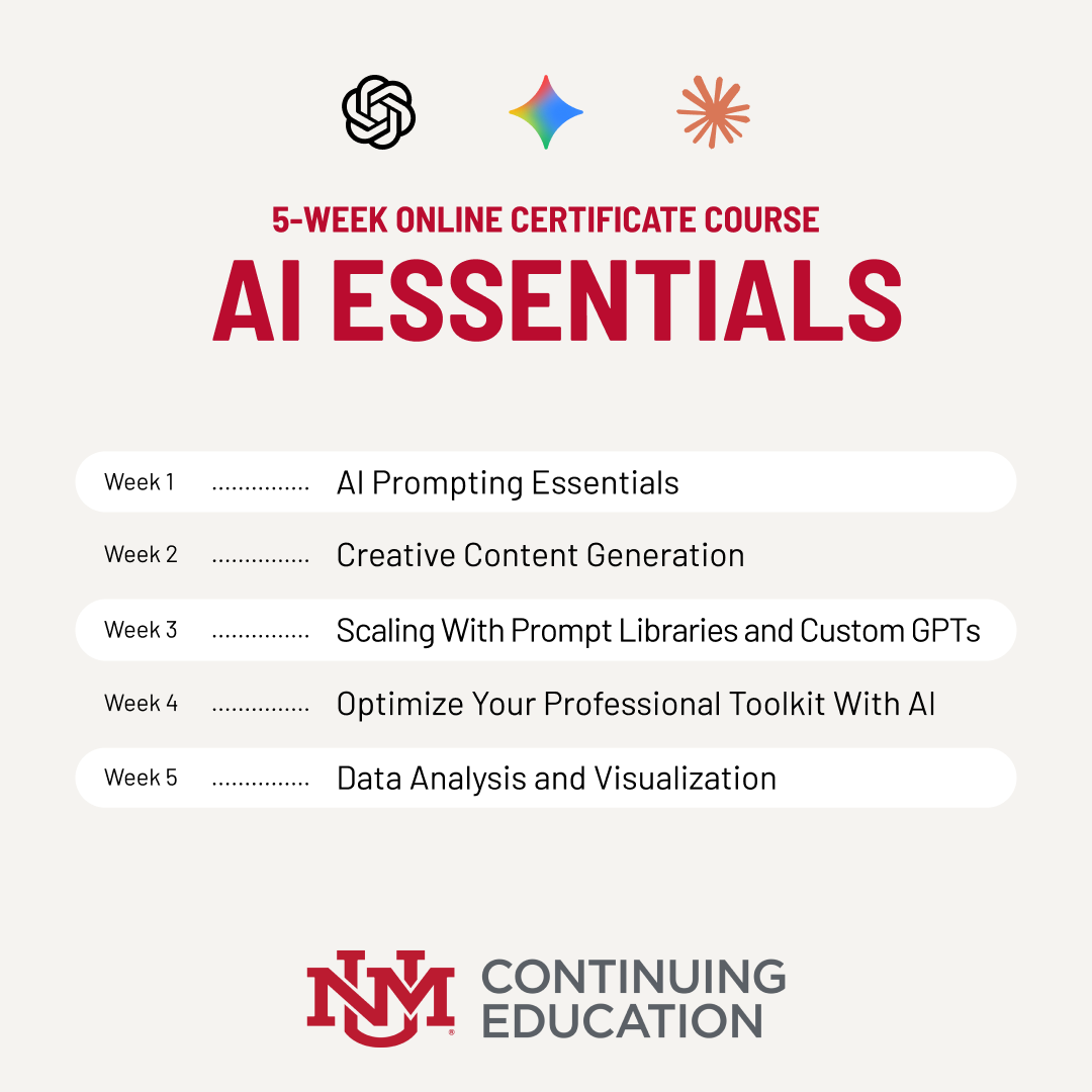 UNM Continuing Education Facebook ad