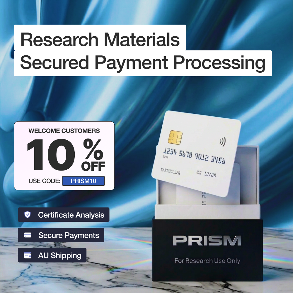 Prism Labs Facebook ad: 10% Off First Order. Code: PRISM10