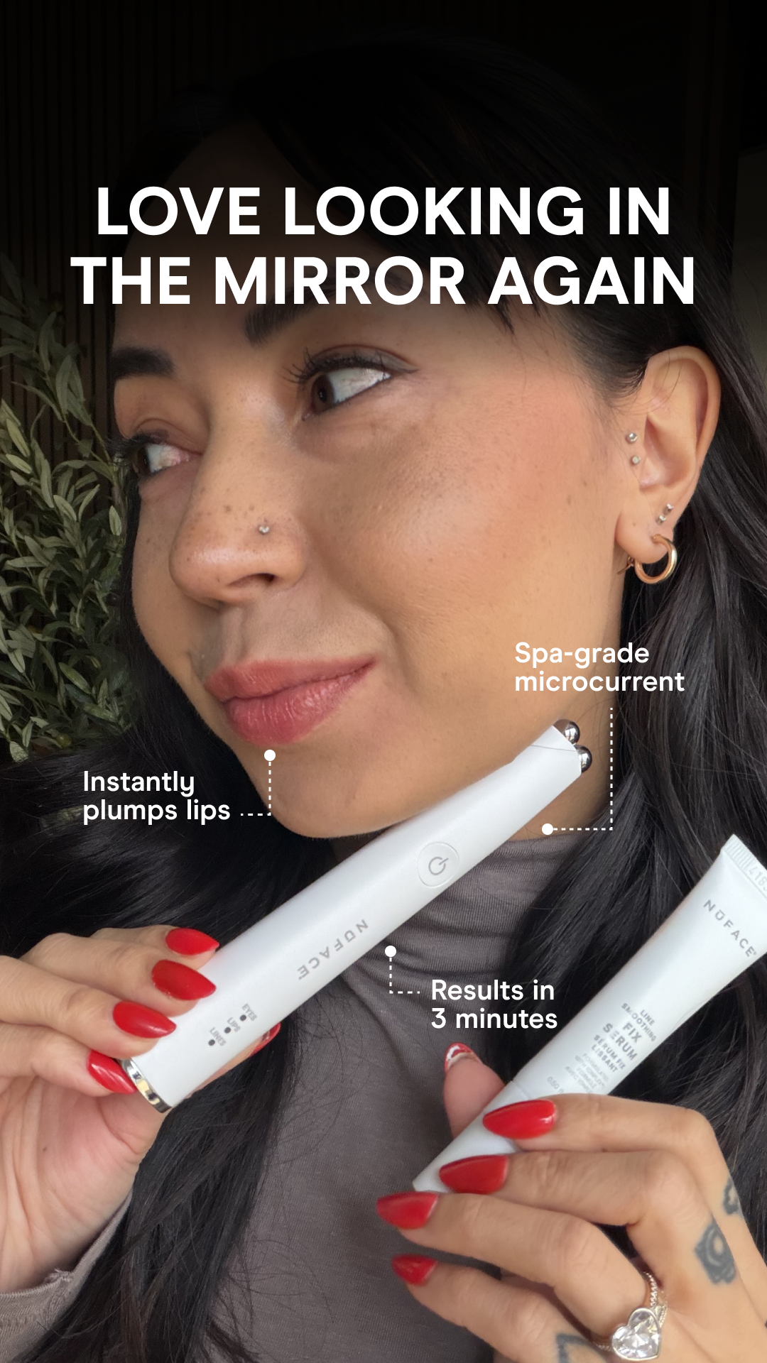 NuFACE Facebook ad