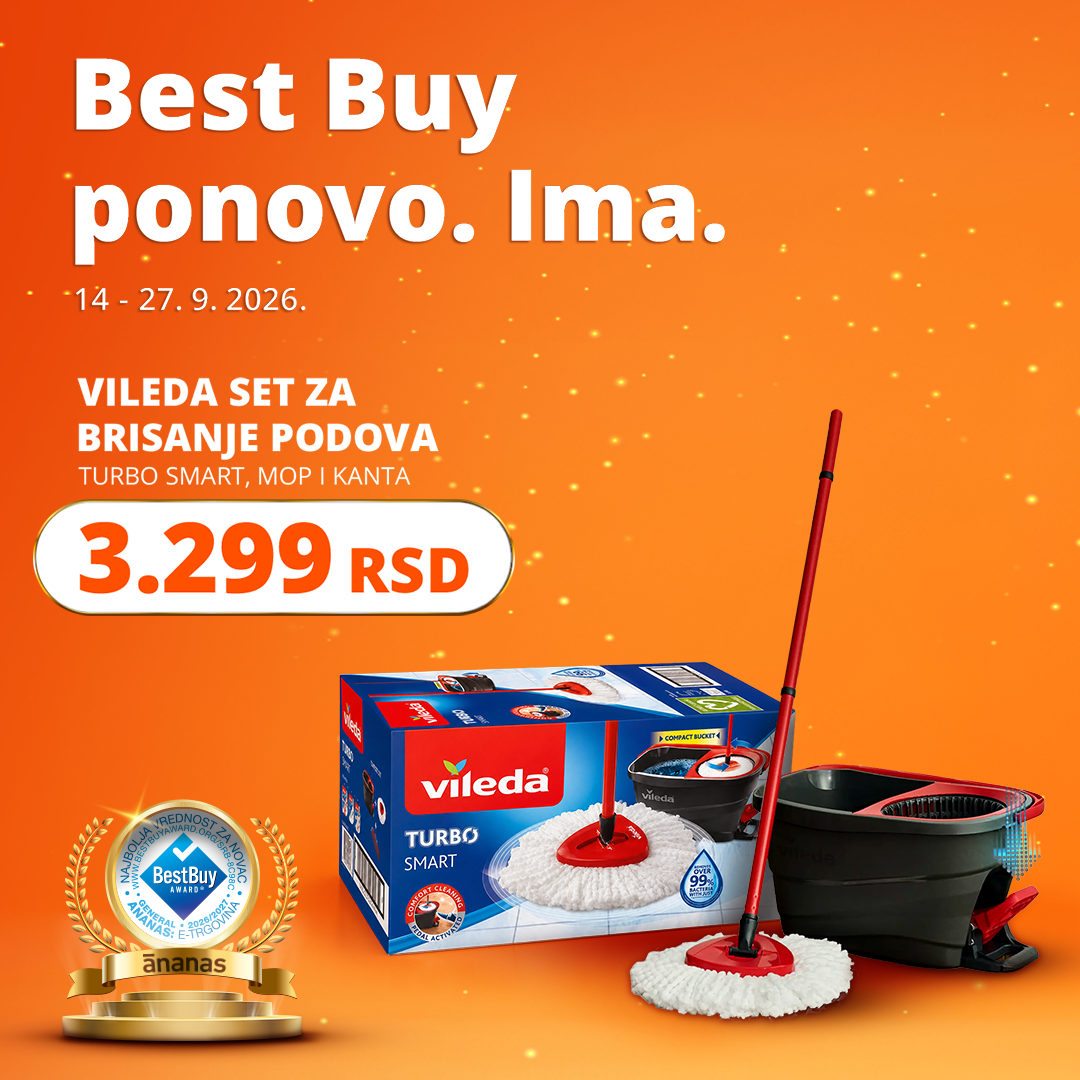 Ananas.rs Facebook ad: Pametniji izbor za čist dom.
