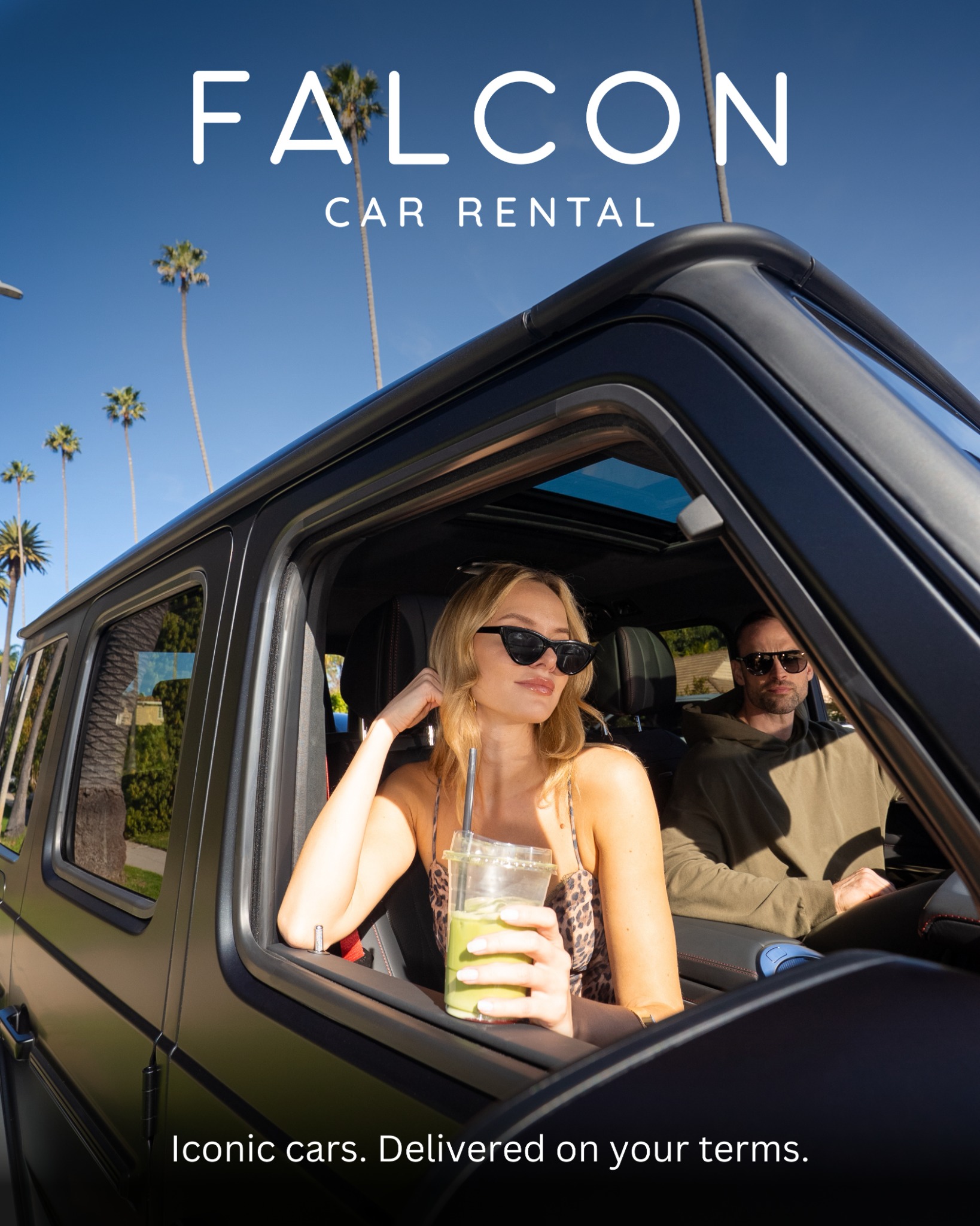 FALCON Car Rental Facebook ad