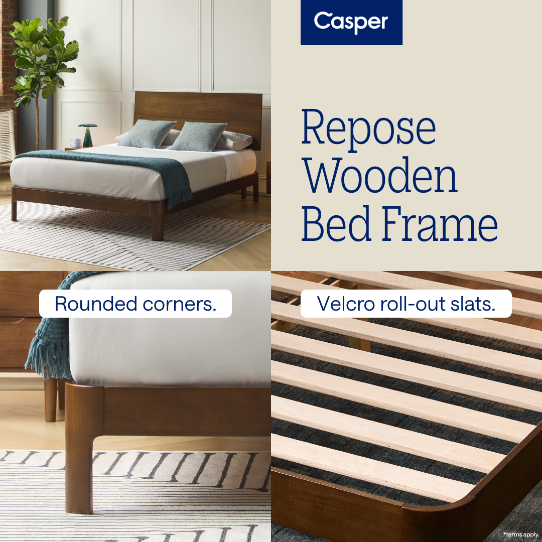 Casper Canada Facebook ad: Repose Wooden Bed Frame