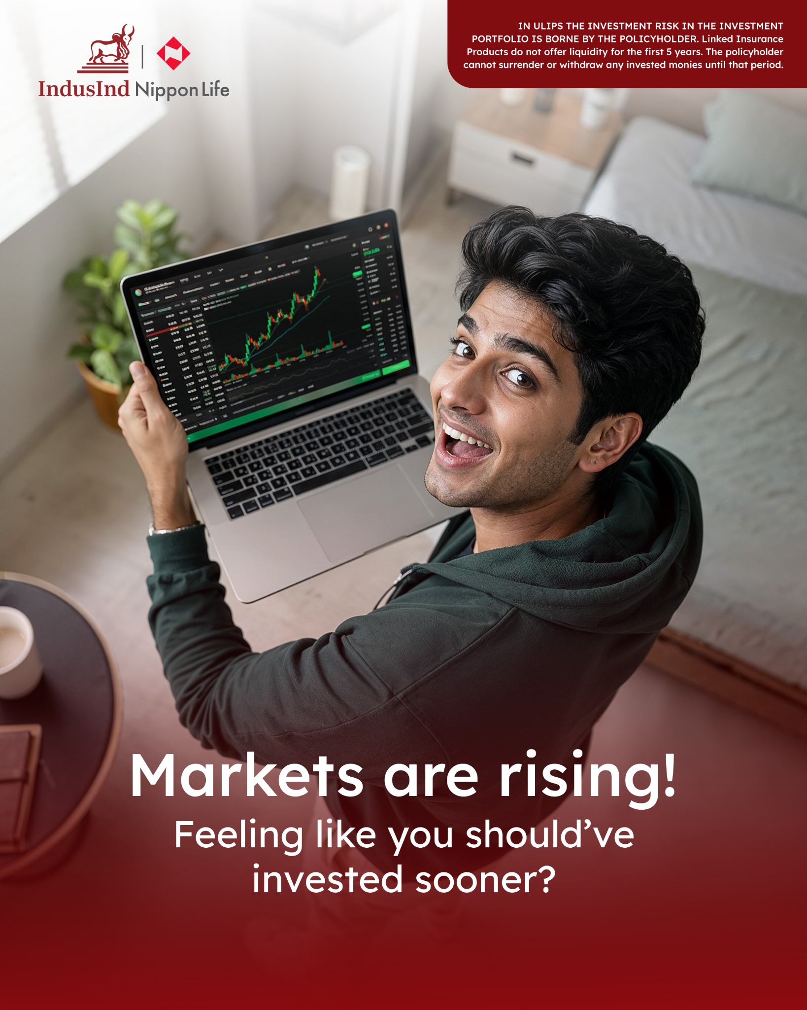 IndusInd Nippon Life Insurance Facebook ad