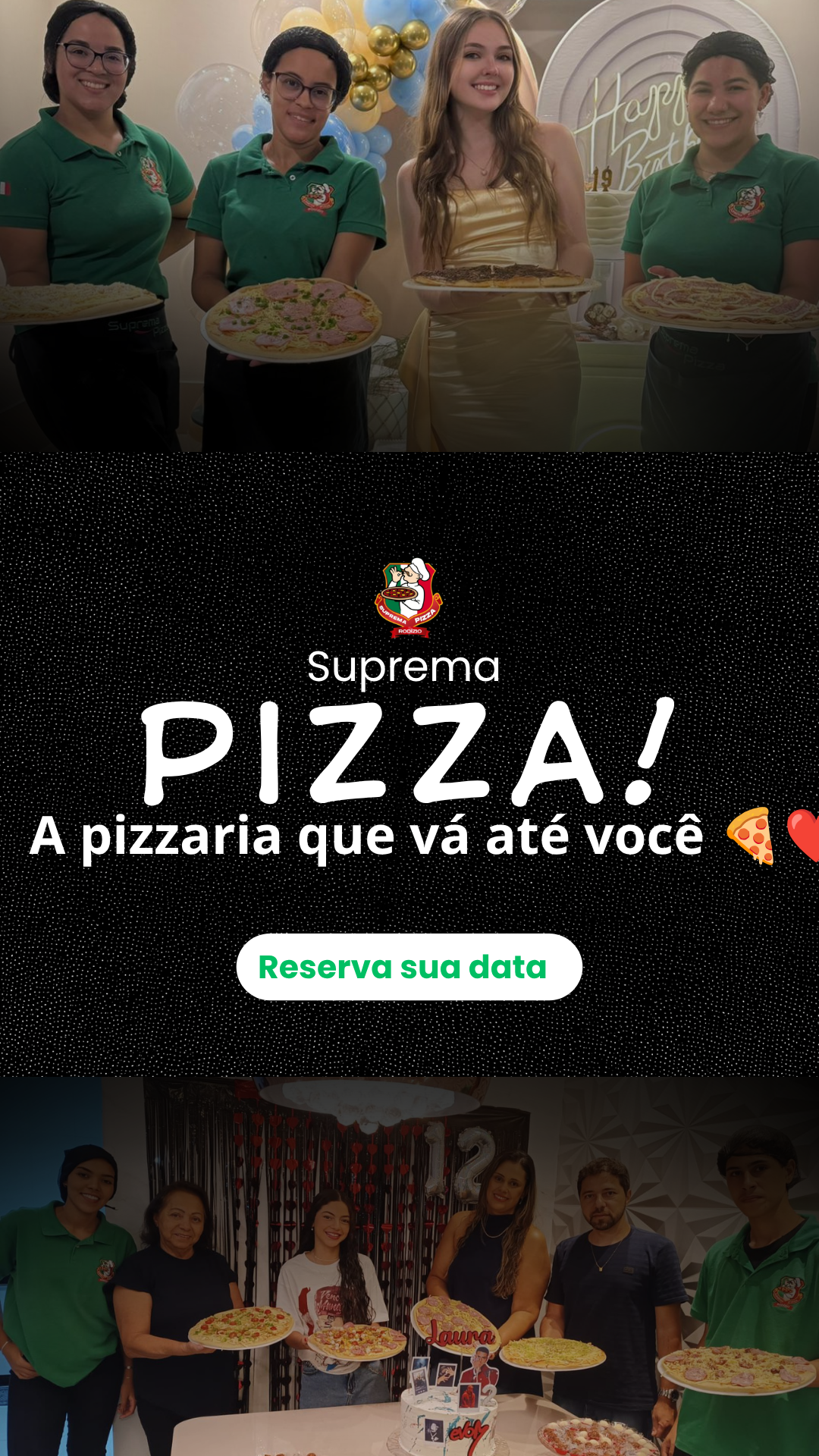 Suprema Pizza Eventos Facebook ad