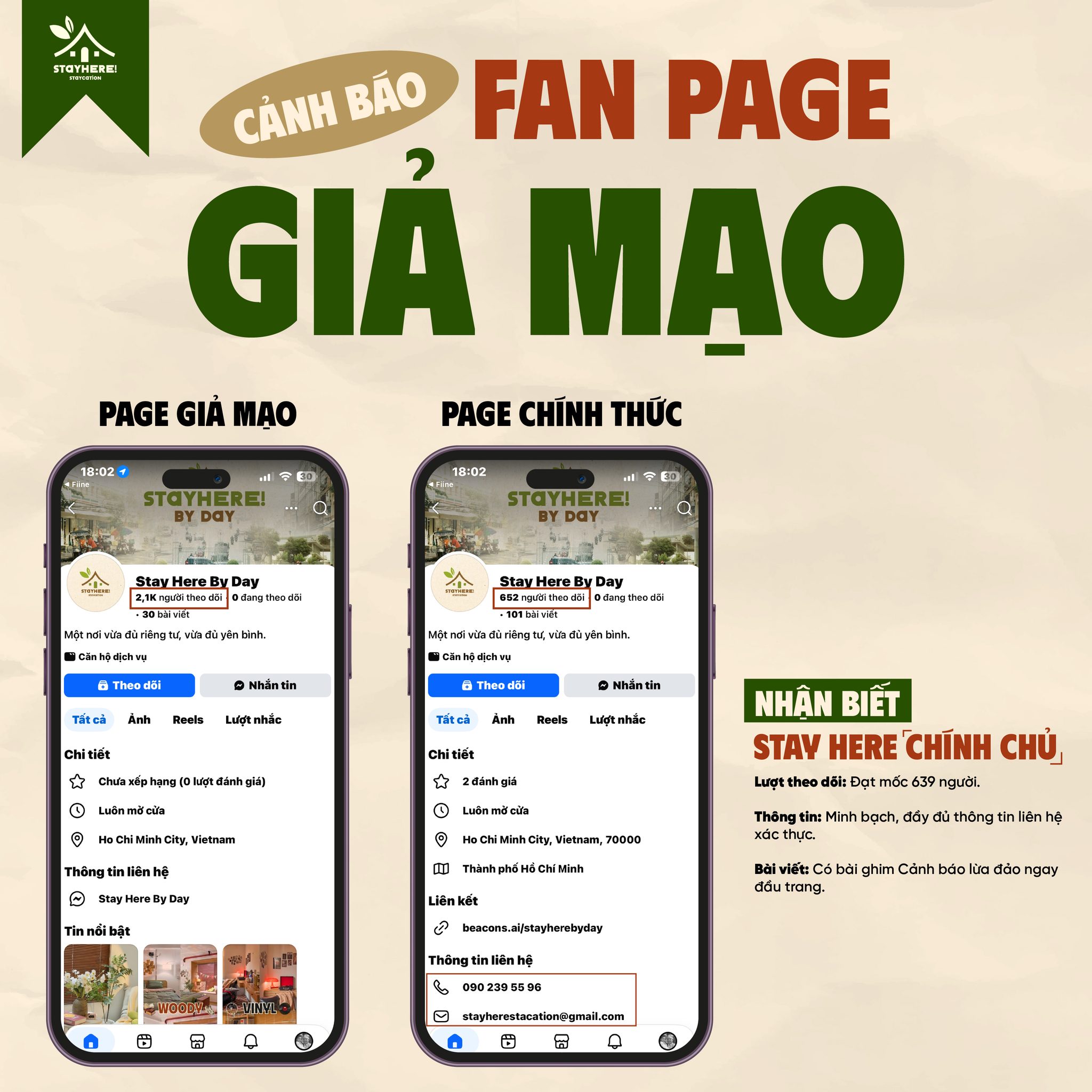Stay Here By Day Facebook ad: CẢNH BÁO: STAY HERE BY DAY CHỈ CÓ…