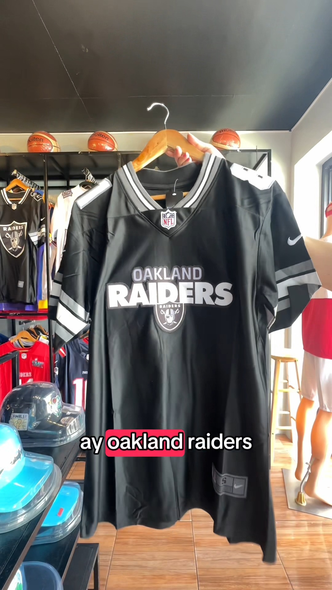 DC Sports Horizon Facebook ad: NFL JERSEY, AVAILABLE NOW!