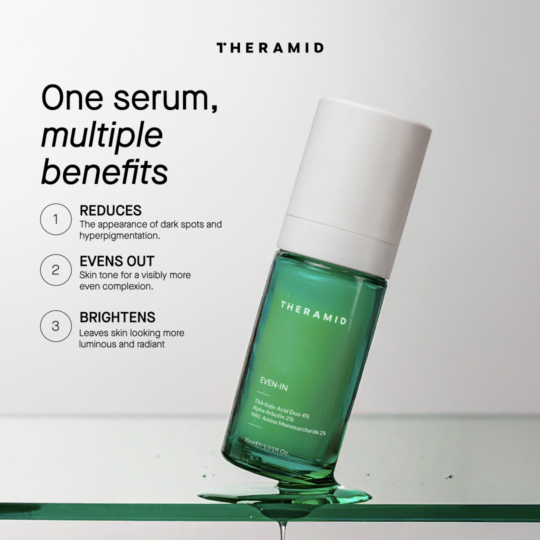Niche Beauty Lab Facebook ad: A little more even, every day.
