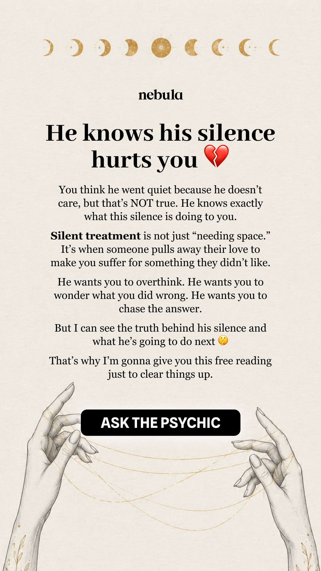 Your Relationship Advisor Facebook ad