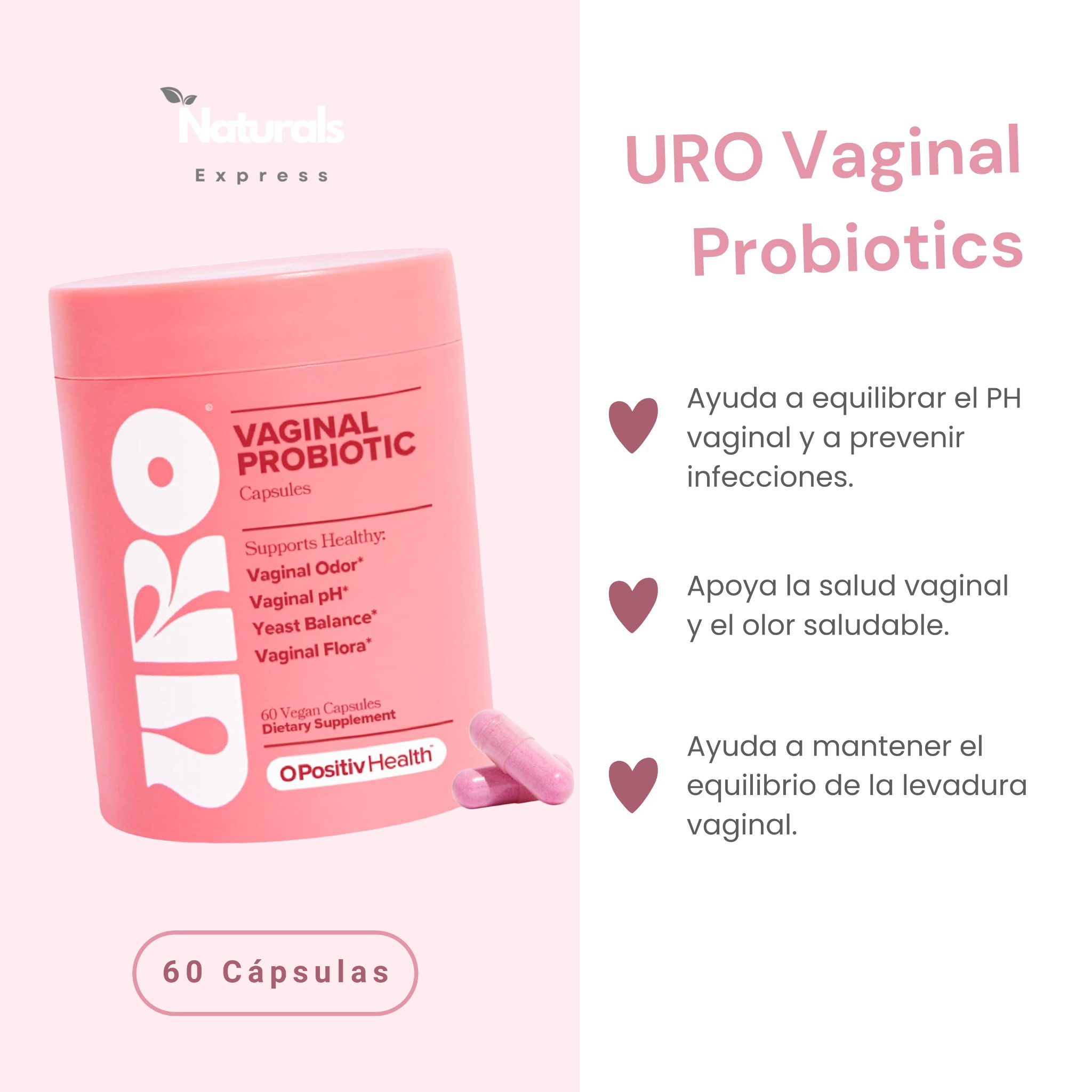 Naturals Express Facebook ad: Cuida tu salud y la de tu familia…