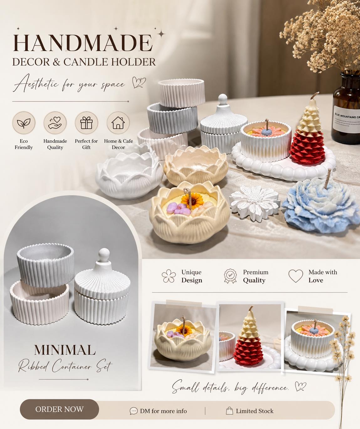 Kyal Sin beauty & skin care Facebook ad: HANDMADE Aroma & Decoration Collection