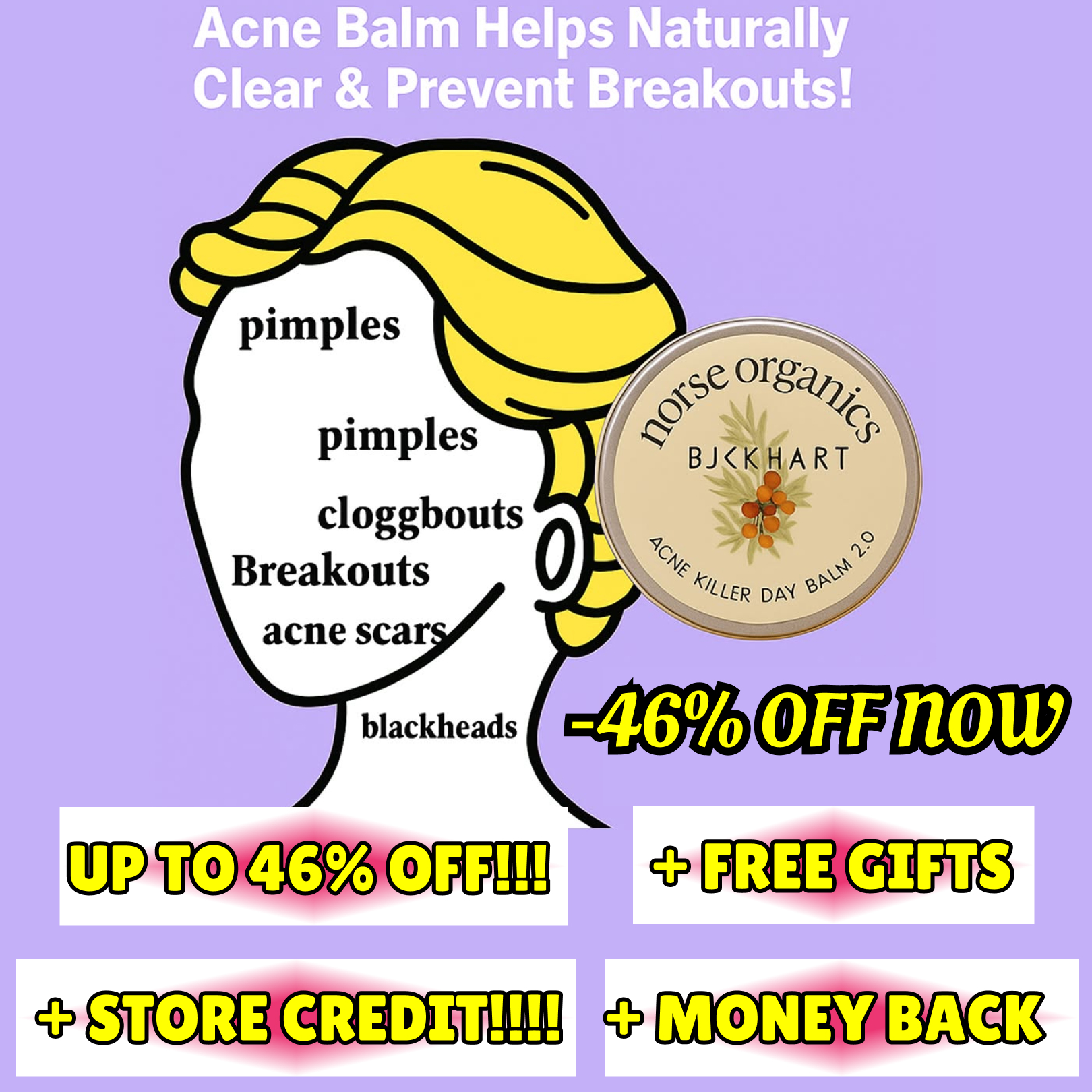 Norse Organics Facebook ad