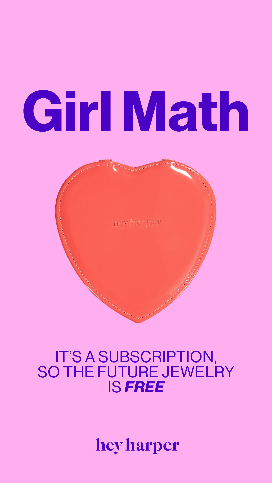 Hey Harper Facebook ad: Jewelry Subscription