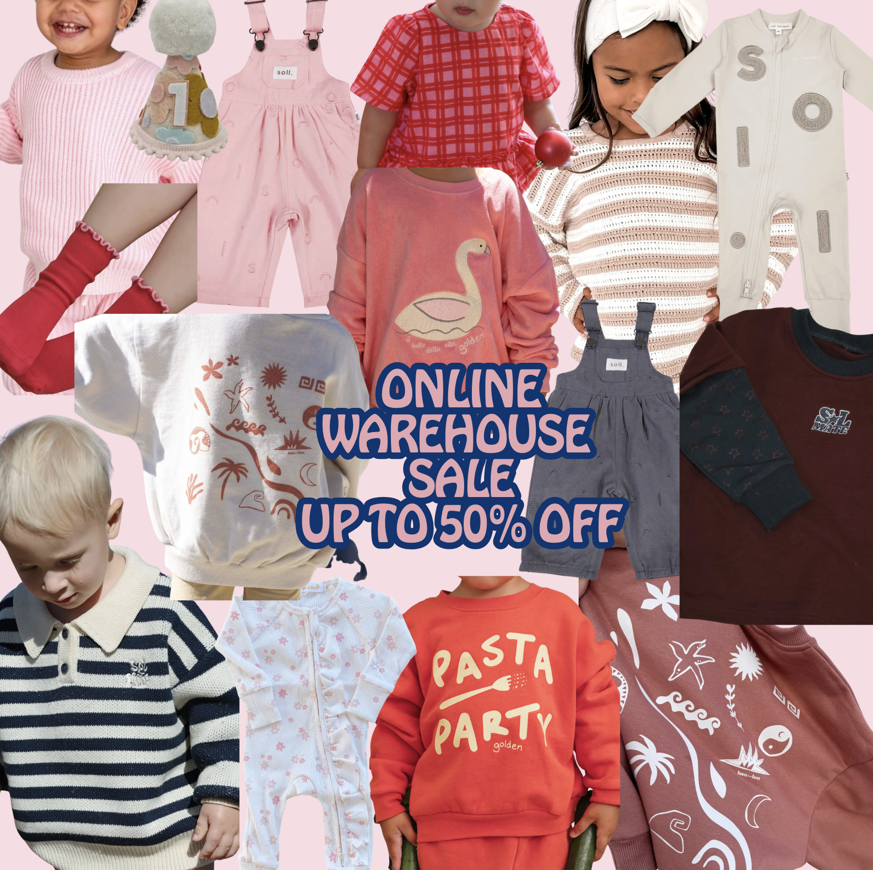 Willow Dreamer Facebook ad: Up to 50% off over 90 products