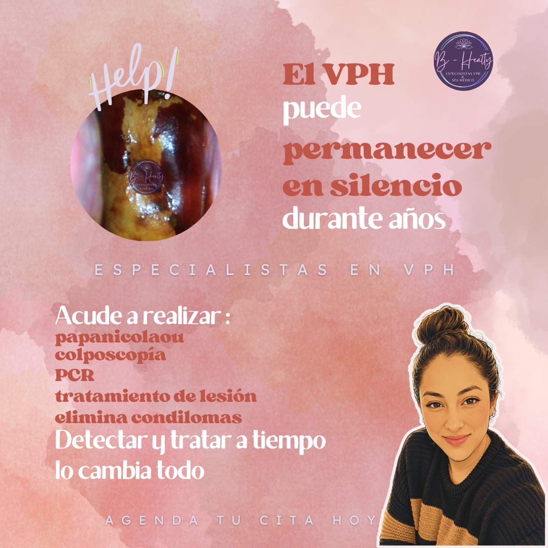 B-healty Facebook ad: El VPH puede estar presente durante años sin…