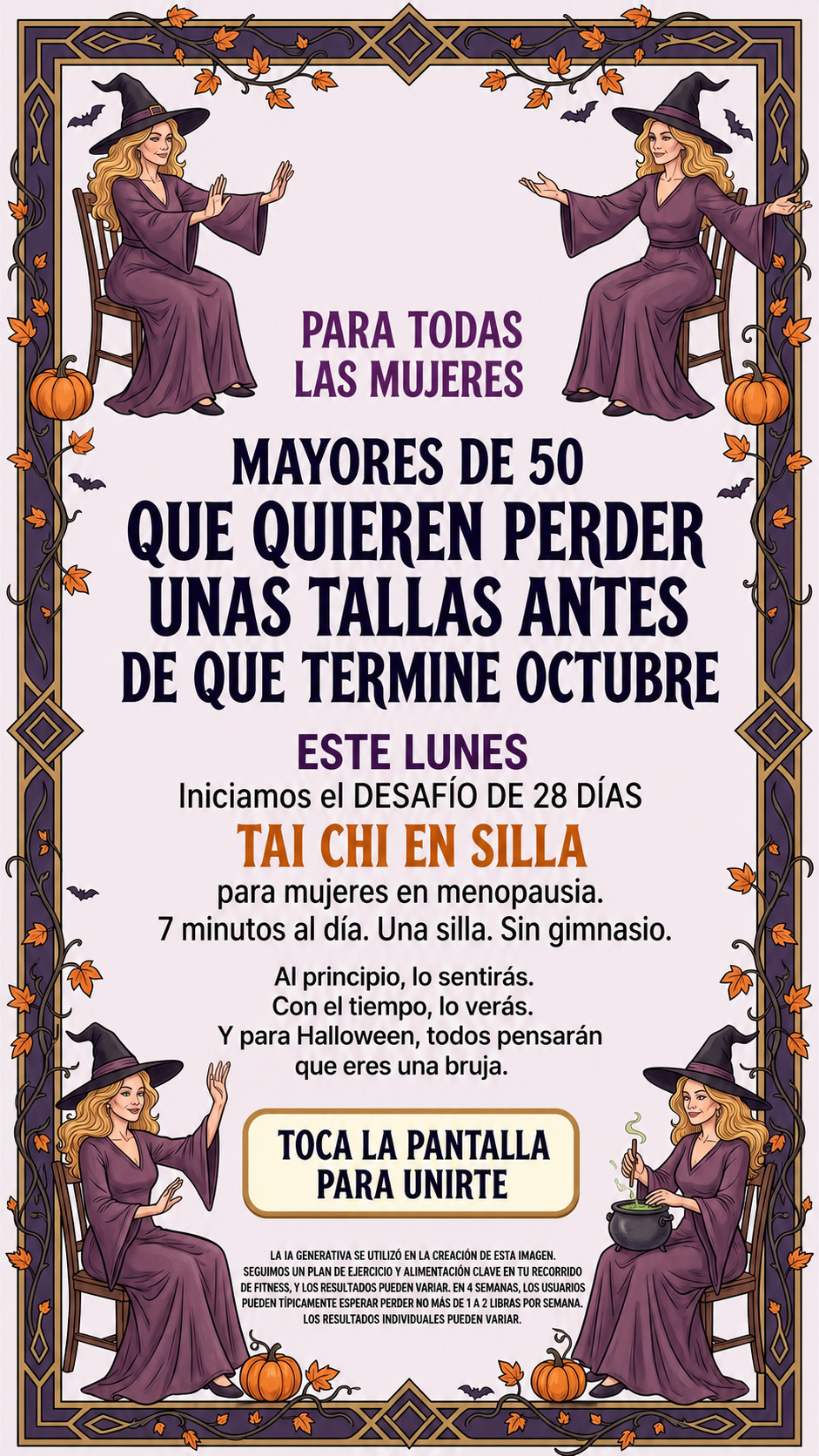 Lori Fitness Facebook ad: ¡Siéntete más fuerte, con más energía y activa…