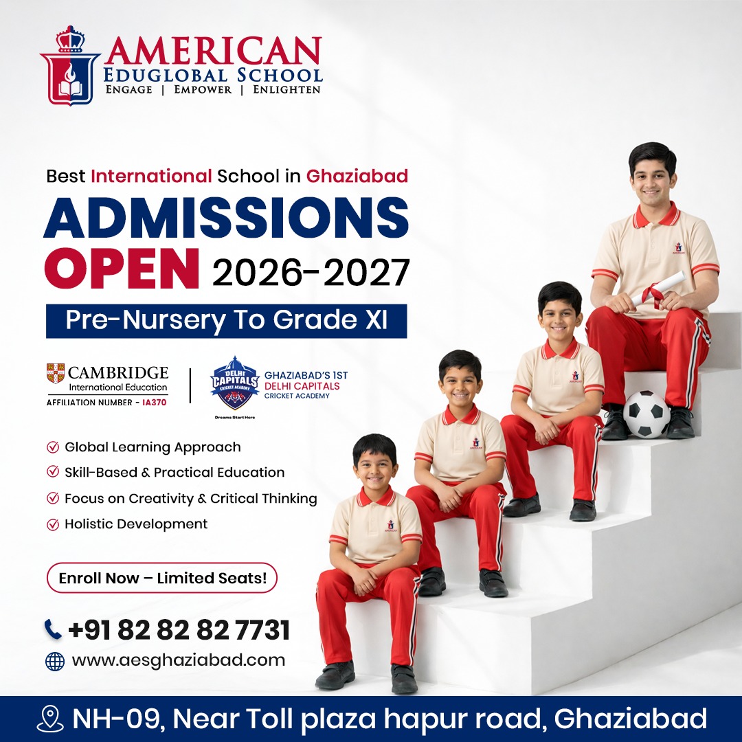 American EduGlobal School, Ghaziabad Facebook ad: Looking for the Best School in Ghaziabad for…