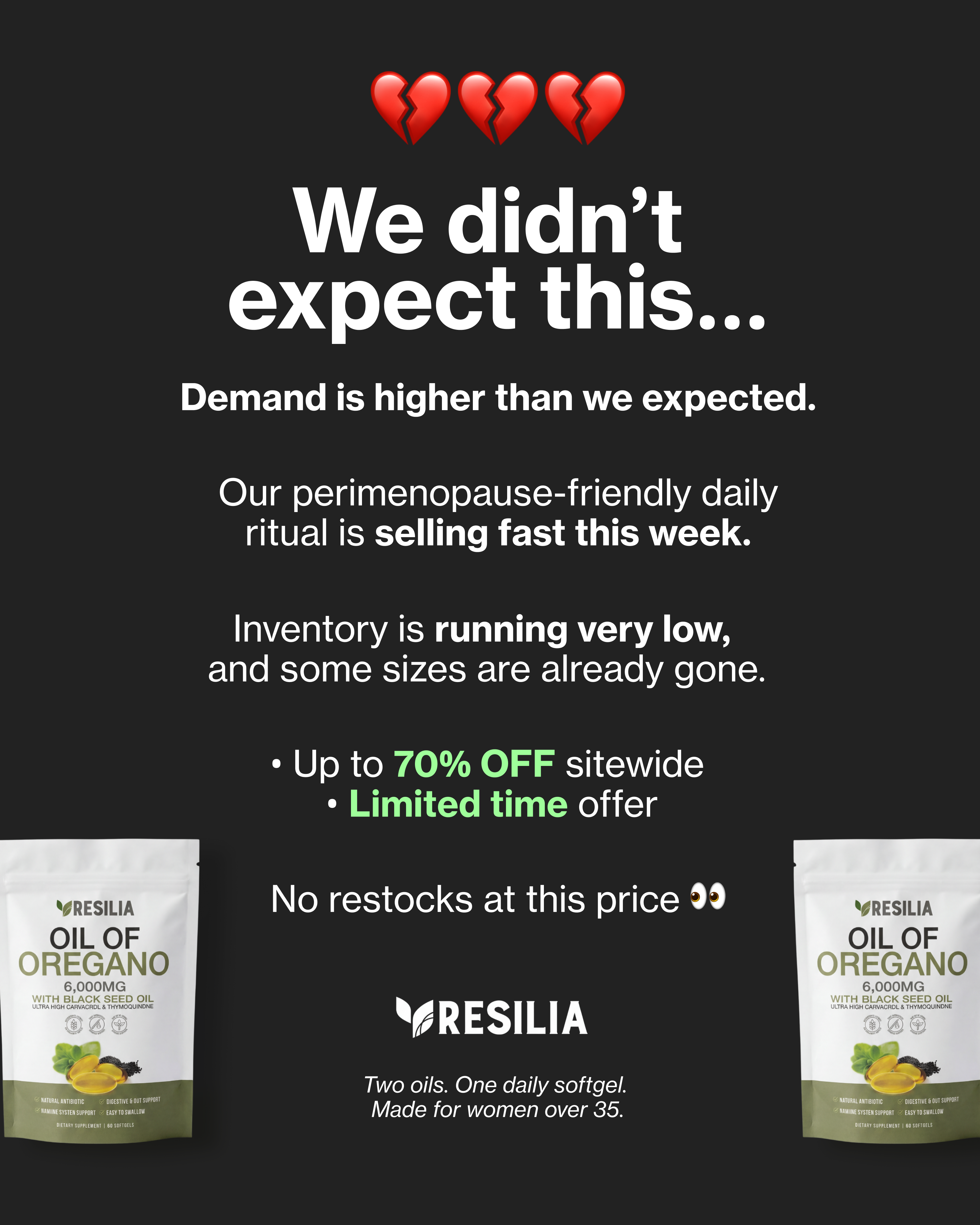 After 40 Wellness Facebook ad