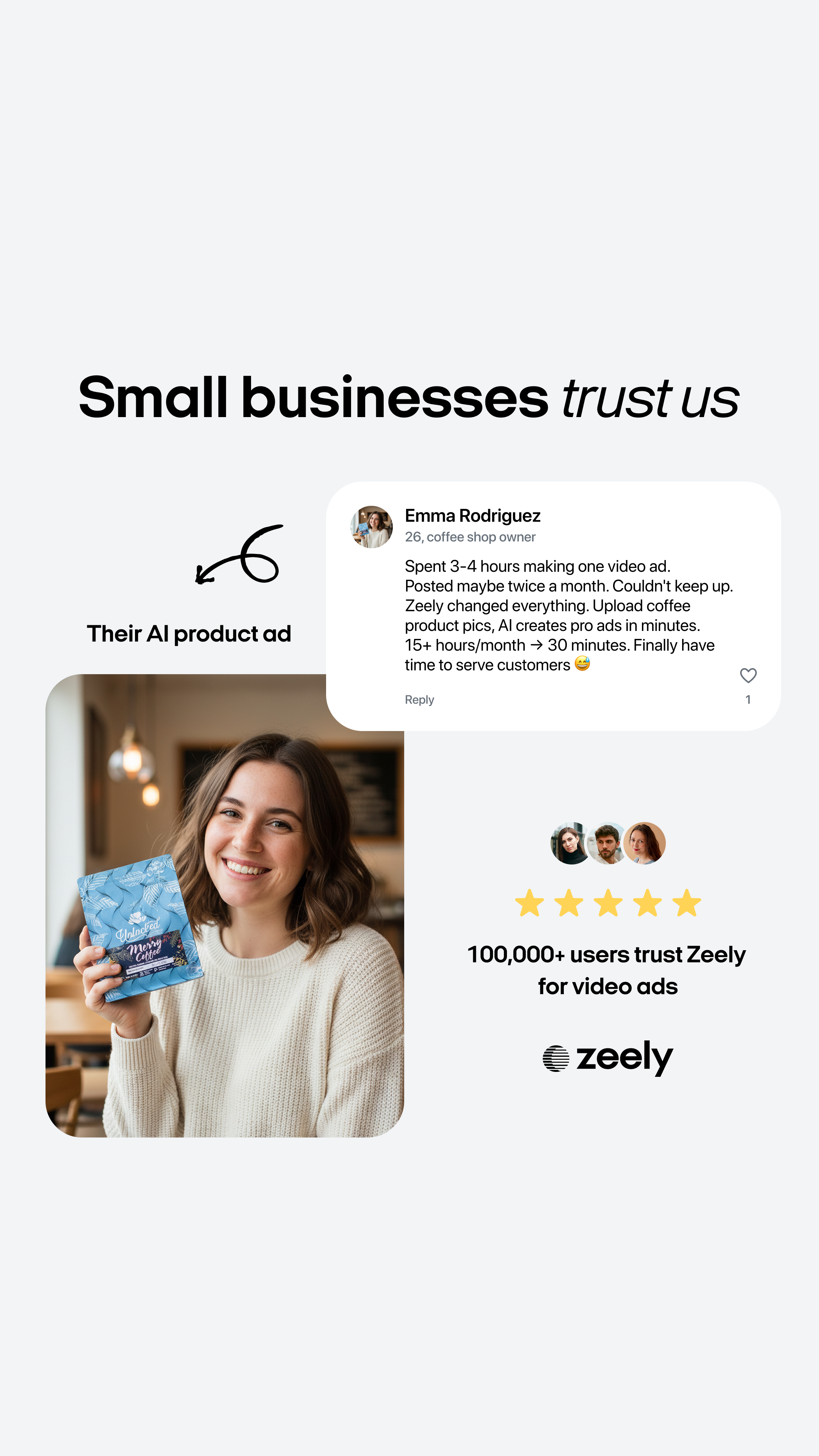 Zeely Facebook ad