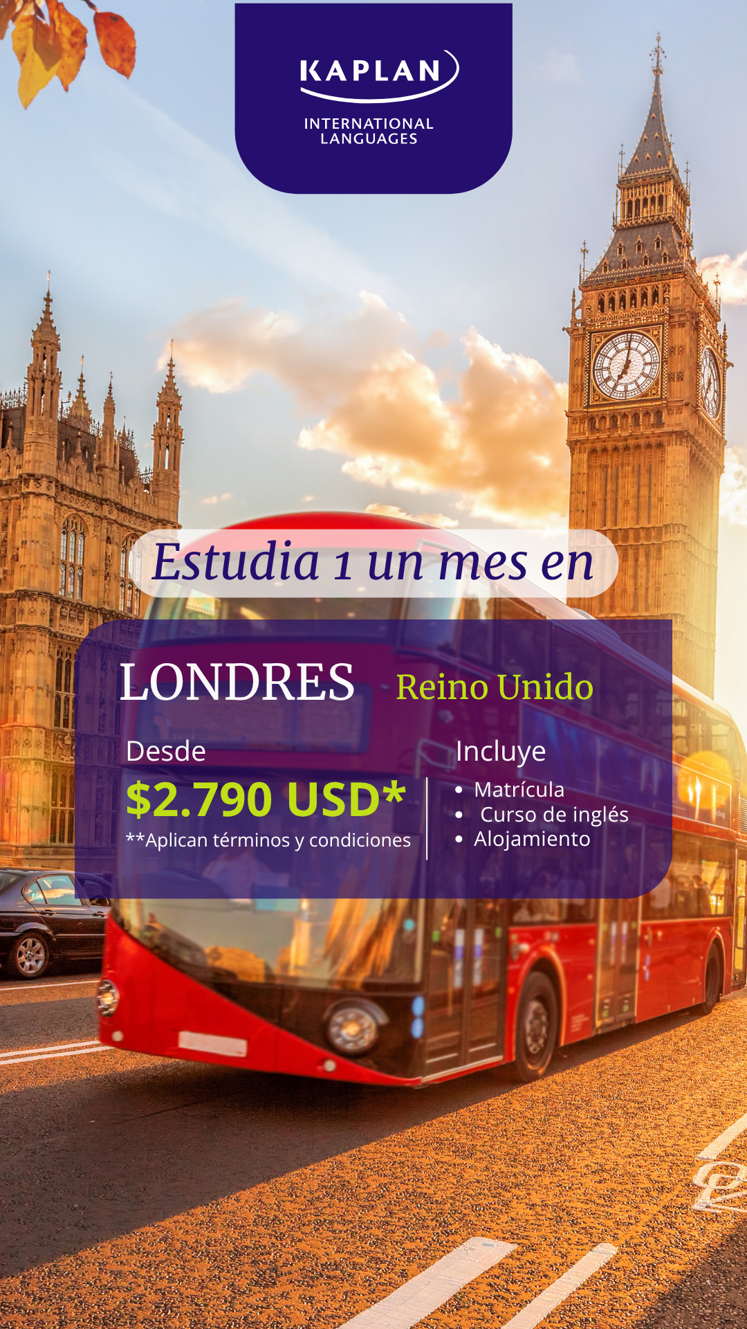 Kaplan International Languages - Latinoamérica Facebook ad