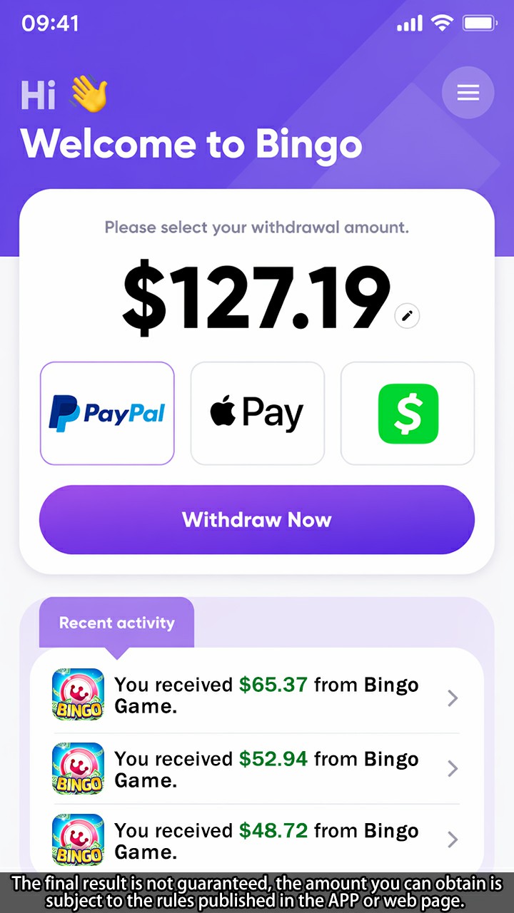 Bingo Bar-Win Real Cash Facebook ad