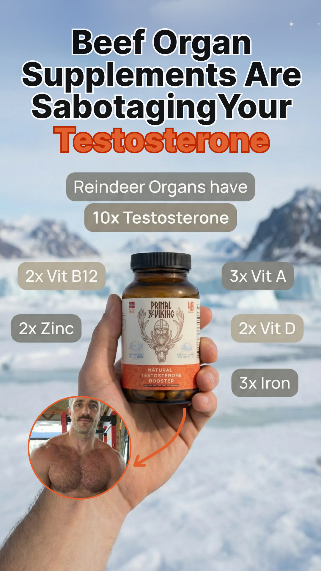 Primal Viking Facebook ad