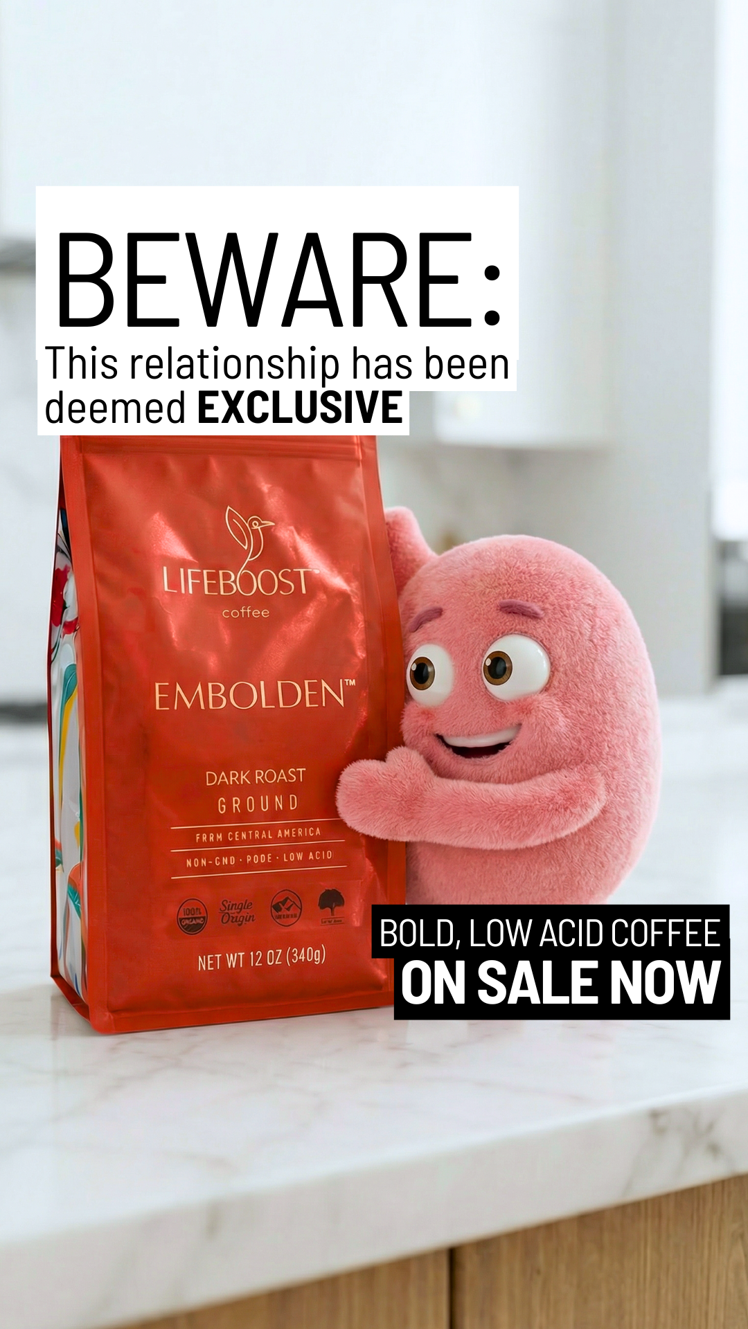 Lifeboost Coffee Facebook ad