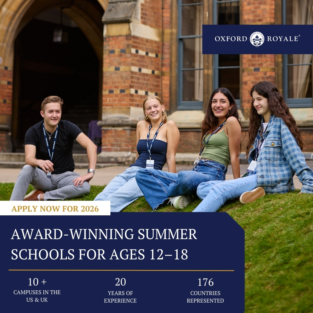 Oxford Royale Academy Facebook ad: Oxford, London or New York in Summer 2026?