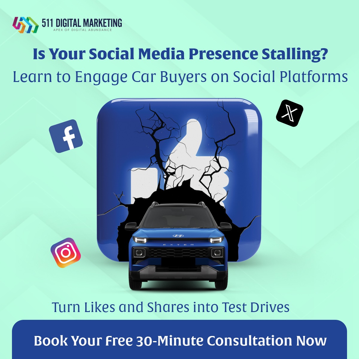 511 Digital Marketing Facebook ad: Make Your Dealership Stand Out Online
