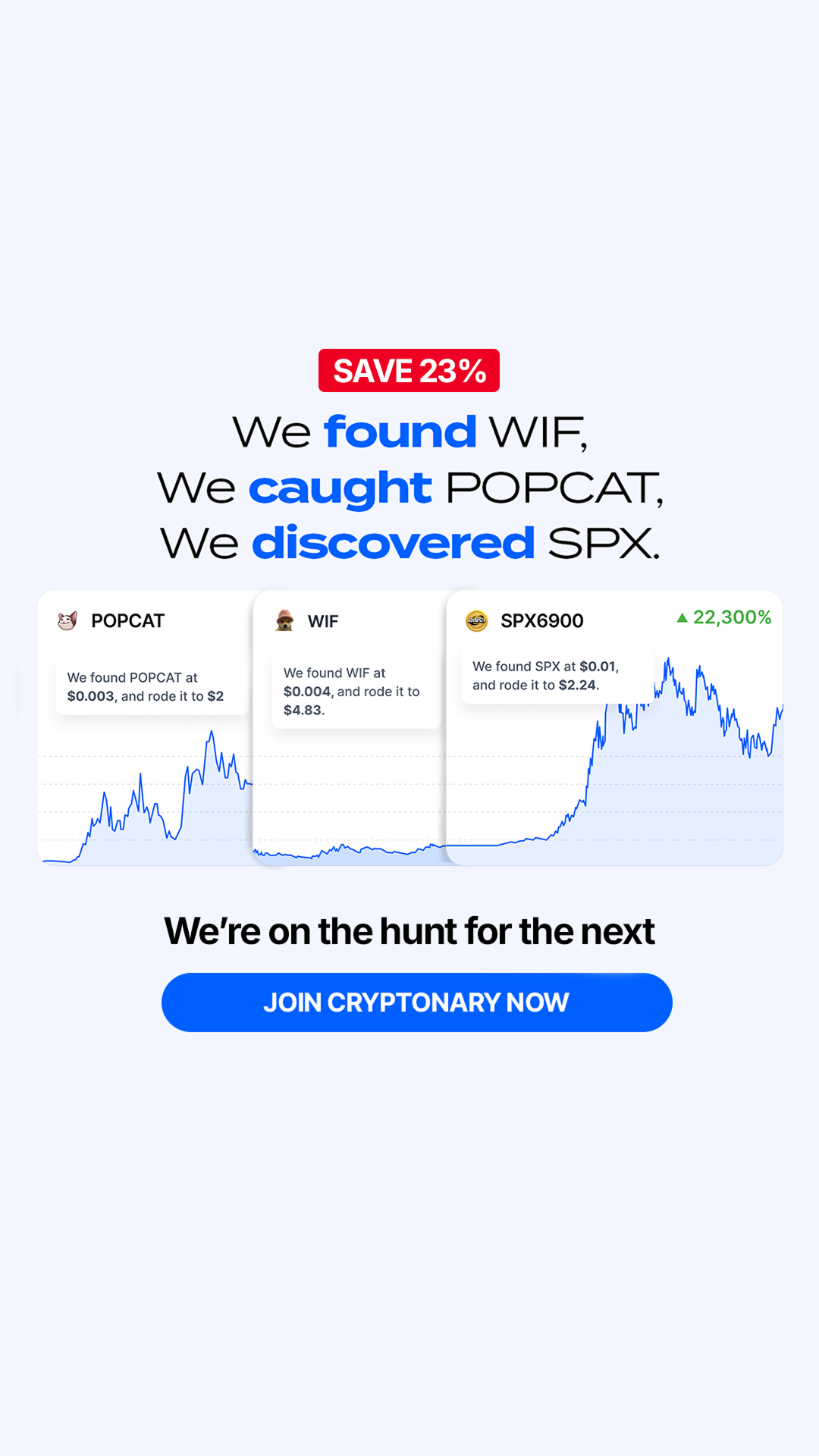 Cryptonary Facebook ad