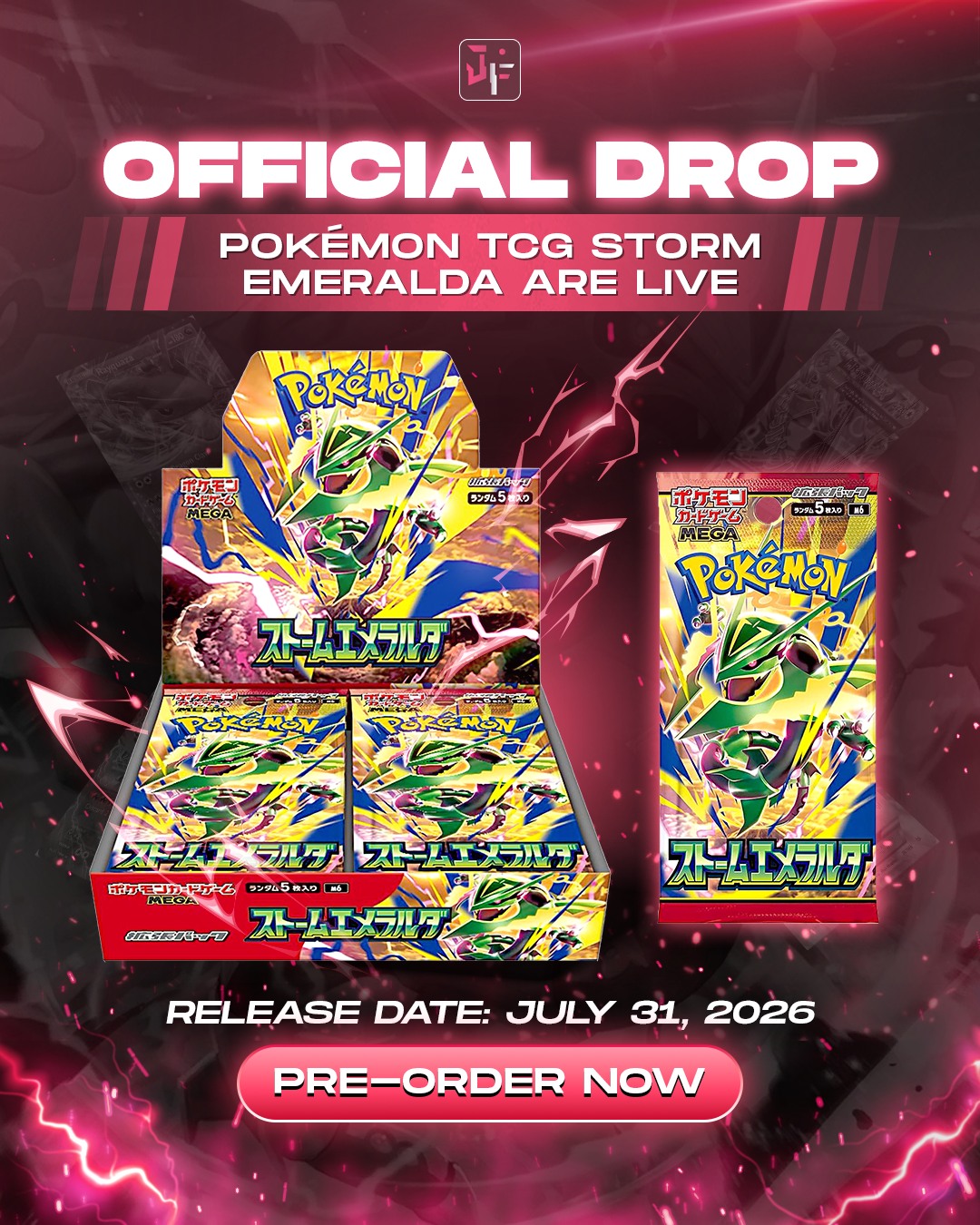 Japan Figure Facebook ad: OFFICIAL DROP: Storm Emeralda Set Artwork Revealed