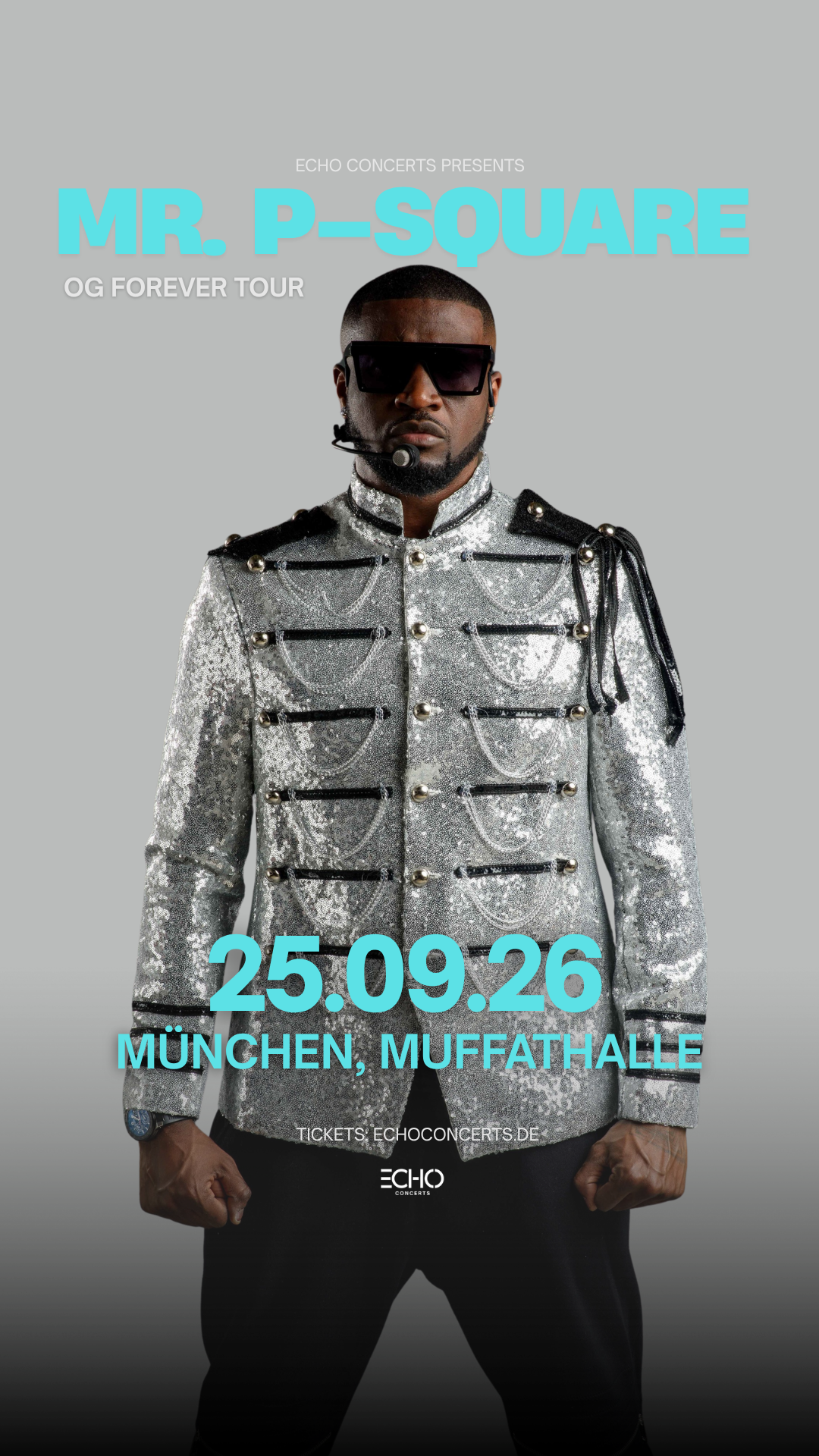 Echo Concerts Facebook ad: MR. P-SQUARE live in München