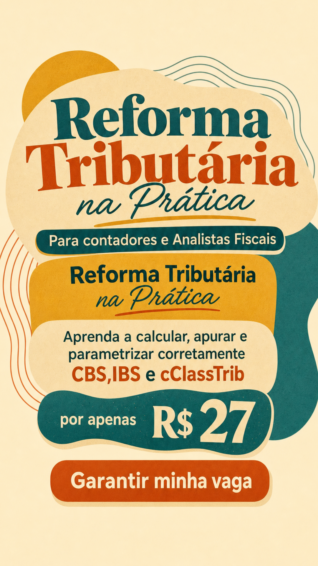 Contabilidade no Brasil Facebook ad: Reforma Tributária na prática por R$ 27