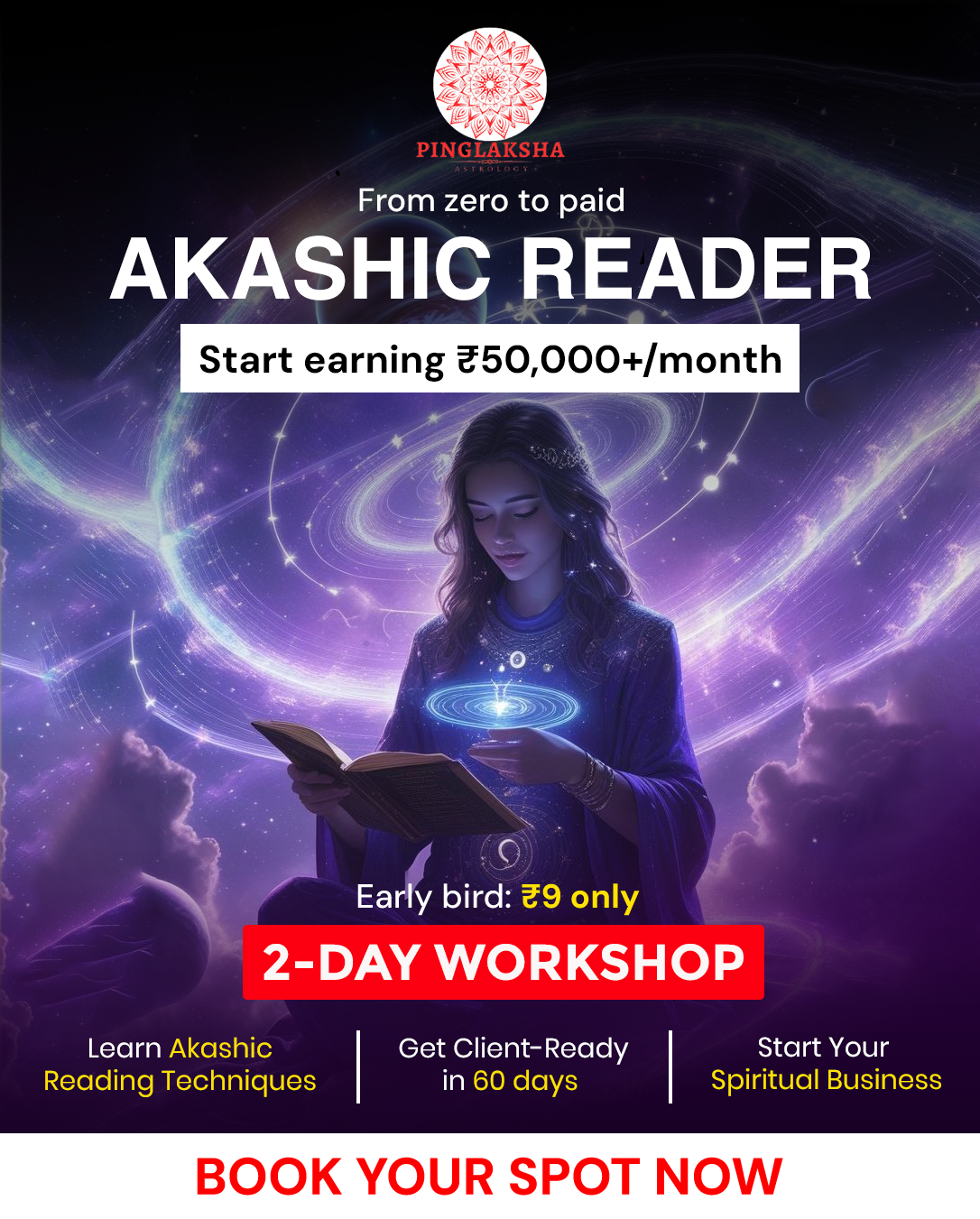 Pinglaksh Astrology Facebook ad: Explore Akashic Records and Transform Your Life!